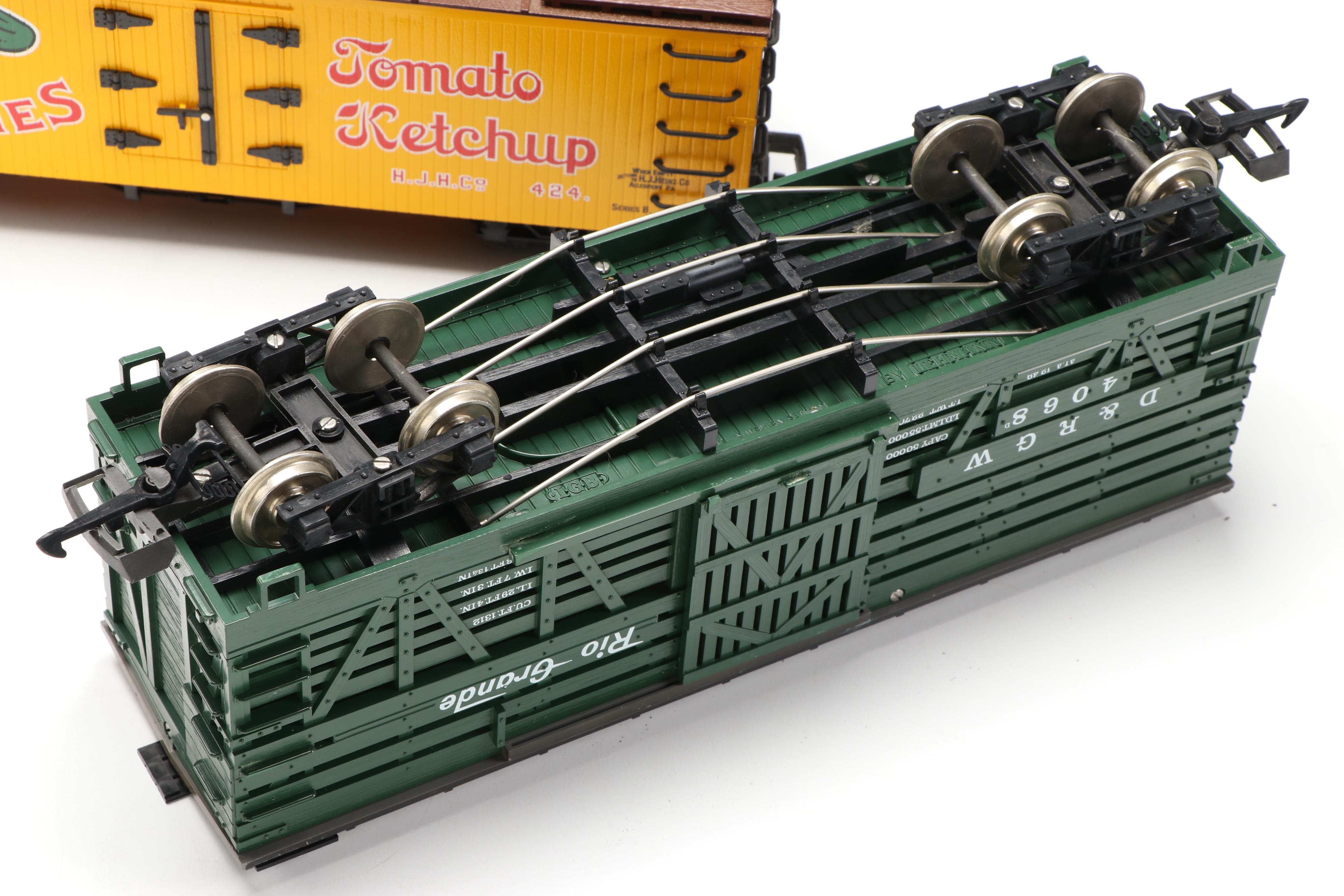 Aristo-Craft G Scale 6215-ART Reefer Car and More Train Cars