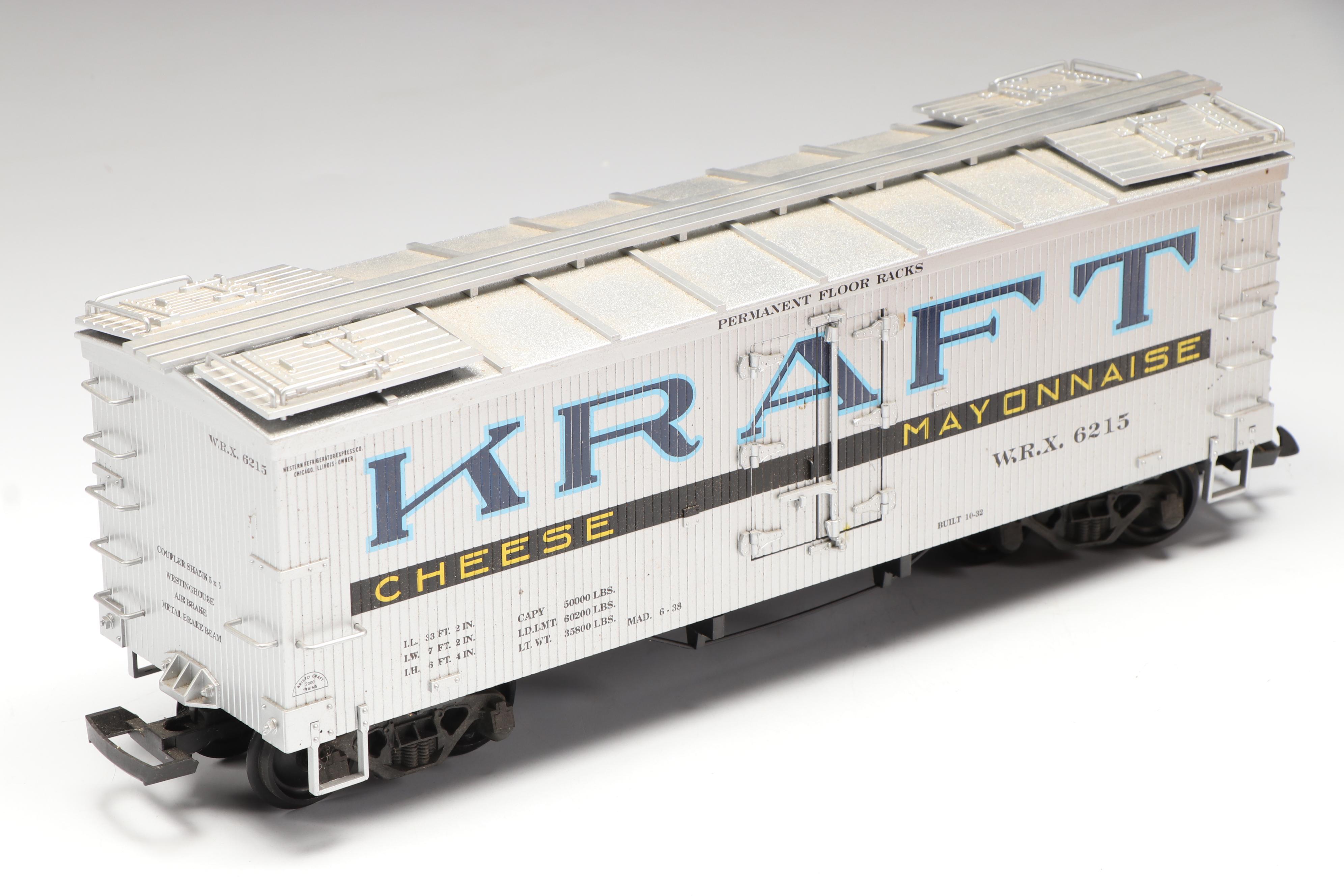 Aristo-Craft G Scale 6215-ART Reefer Car and More Train Cars