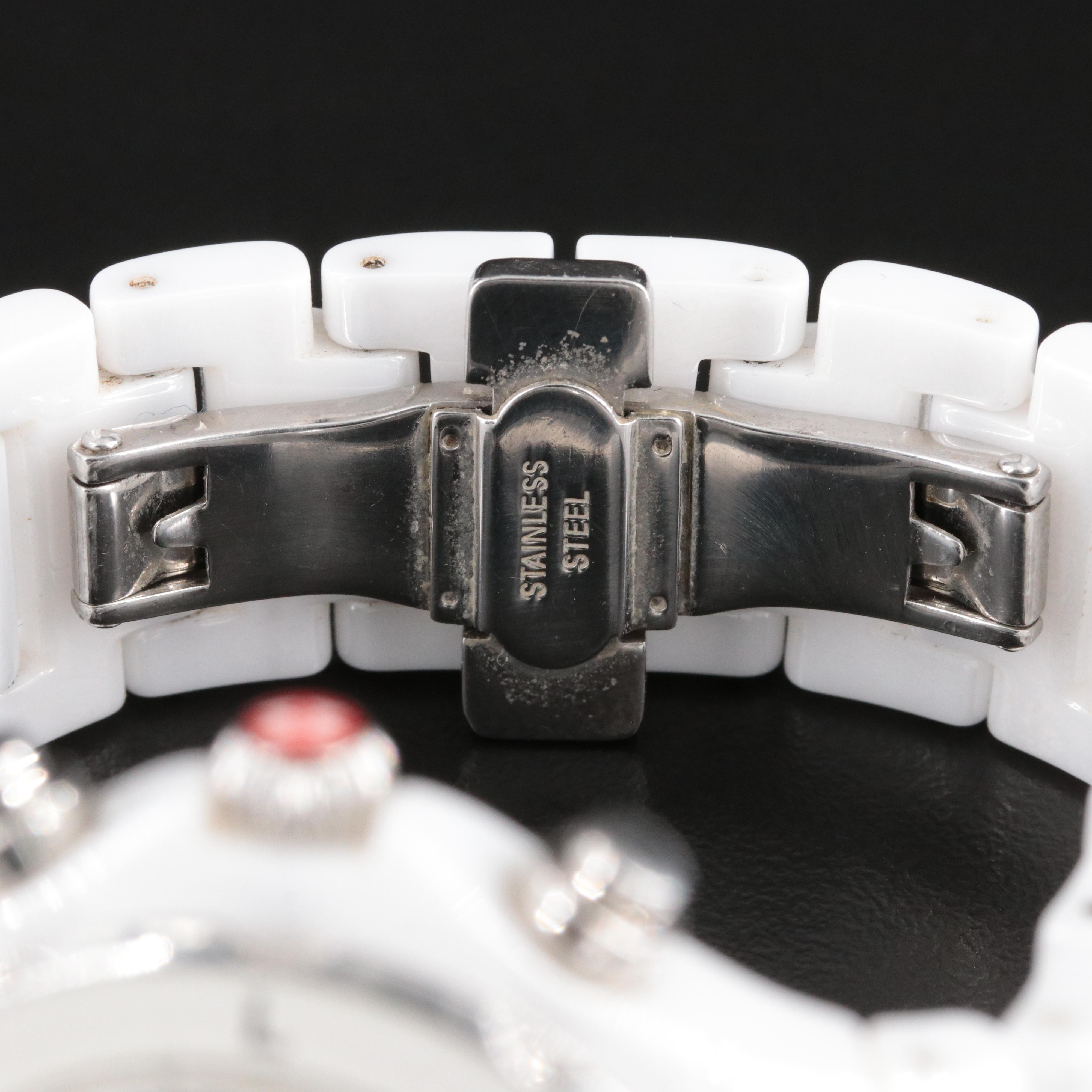 Michele Tahitian Ceramic Chronograph Watch