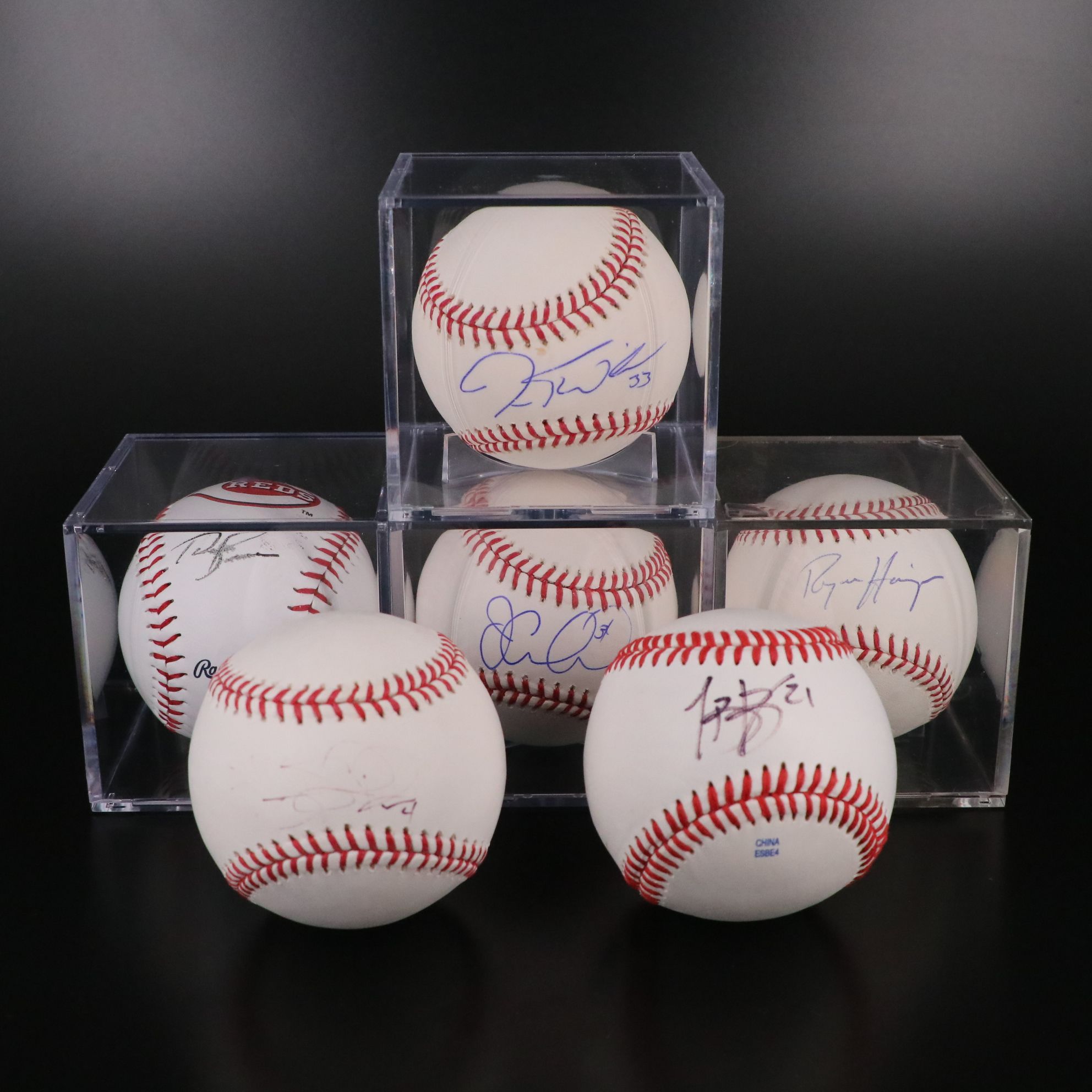 Terry Francona, Jeese Winker, Todd Frazier, and More Signed Baseballs