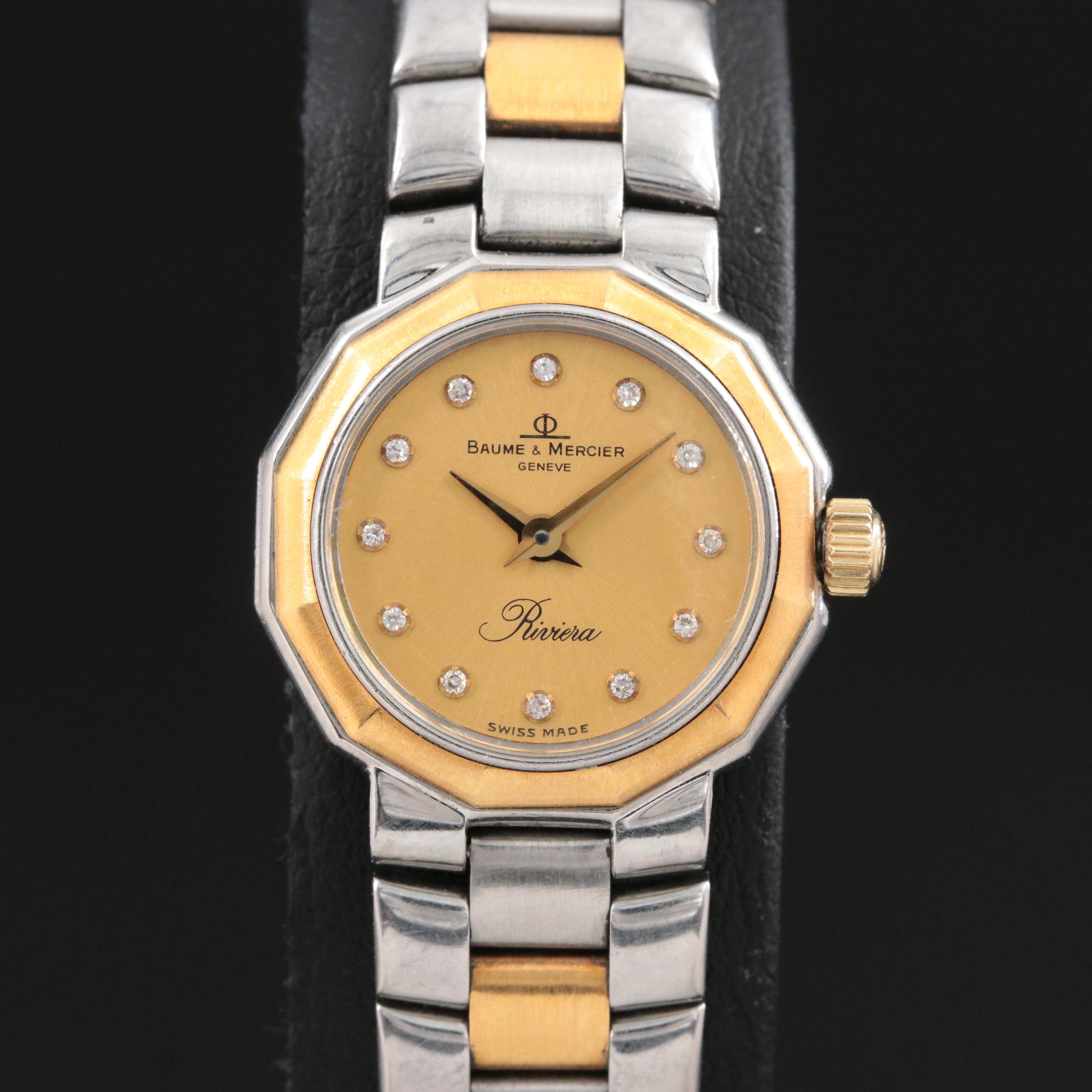 Baume & Mercier Riviera Diamond Watch