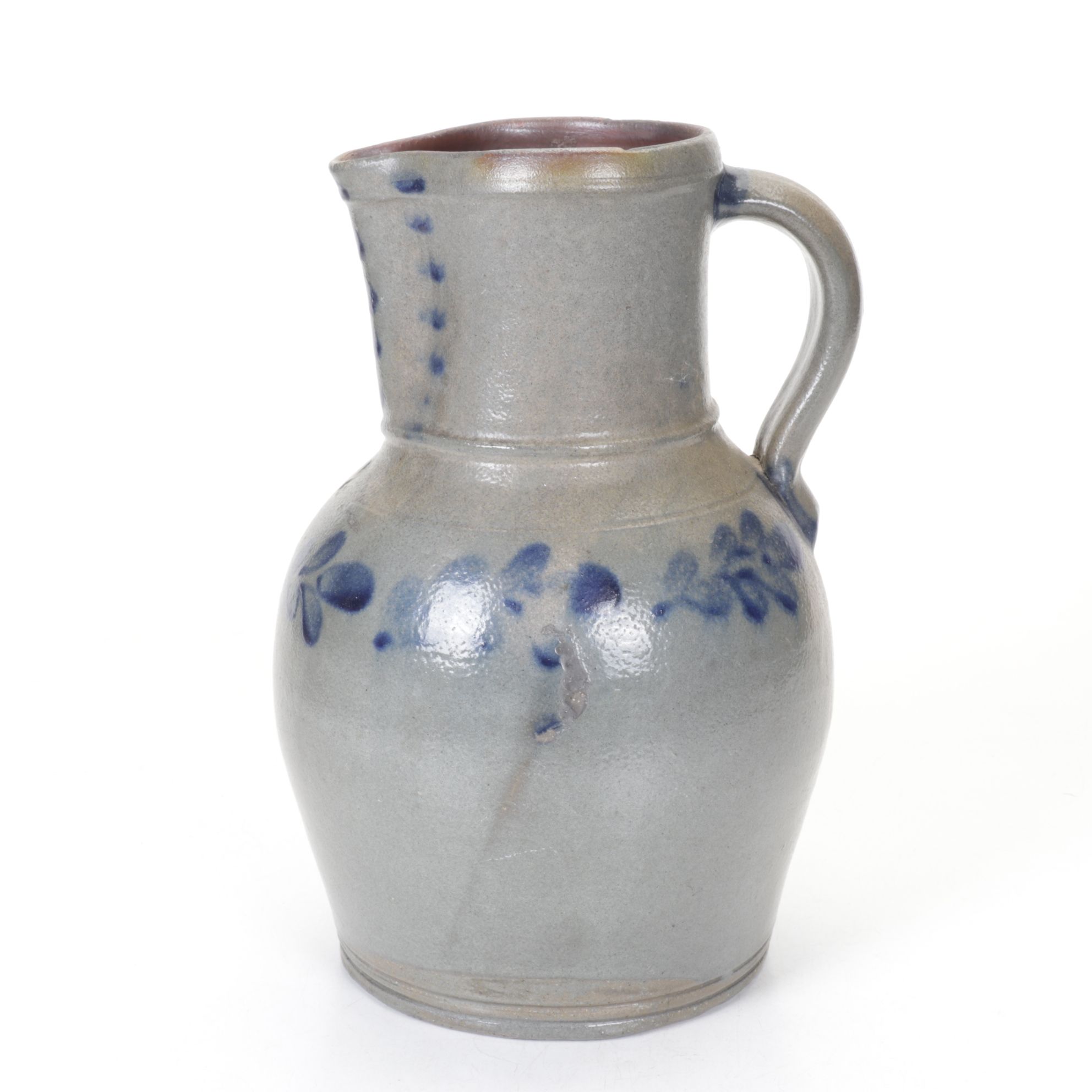 Ottman Brothers & Co. Stoneware Pitcher, Late 19th C.