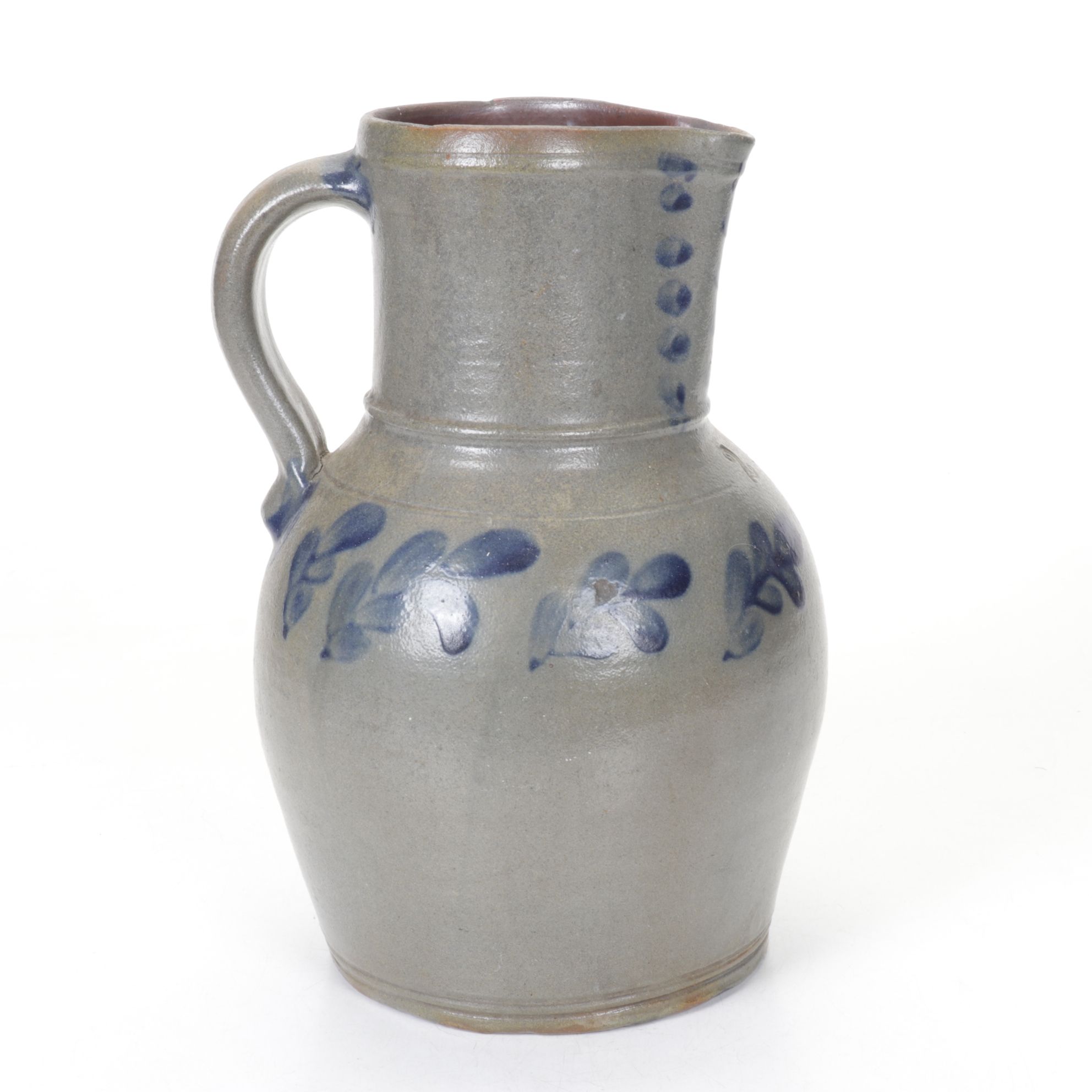 Ottman Brothers & Co. Stoneware Pitcher, Late 19th C.