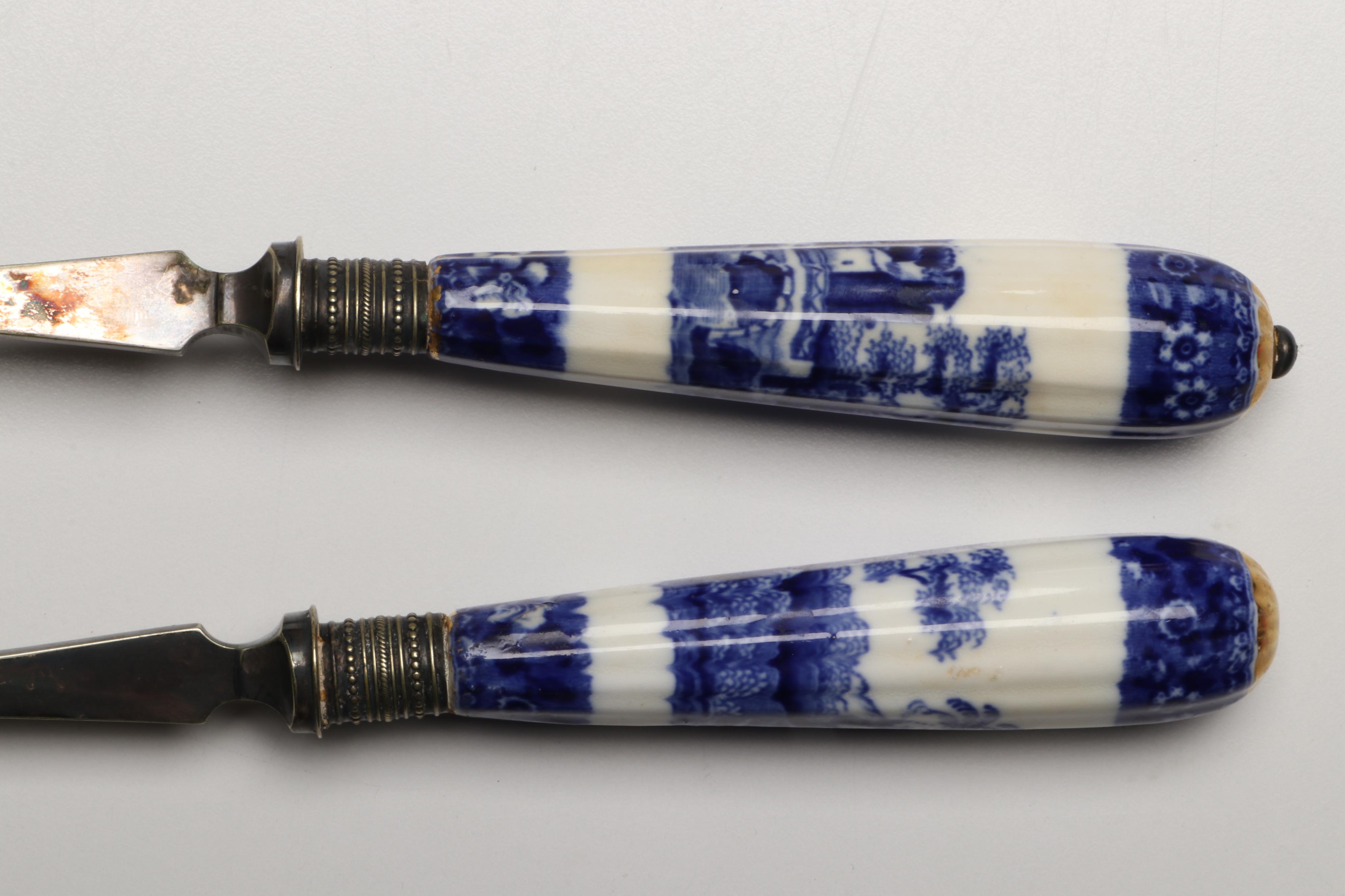 Wood & Sons and Royal Staffordshire "Tonquin" Blue on White Ceramic Tableware