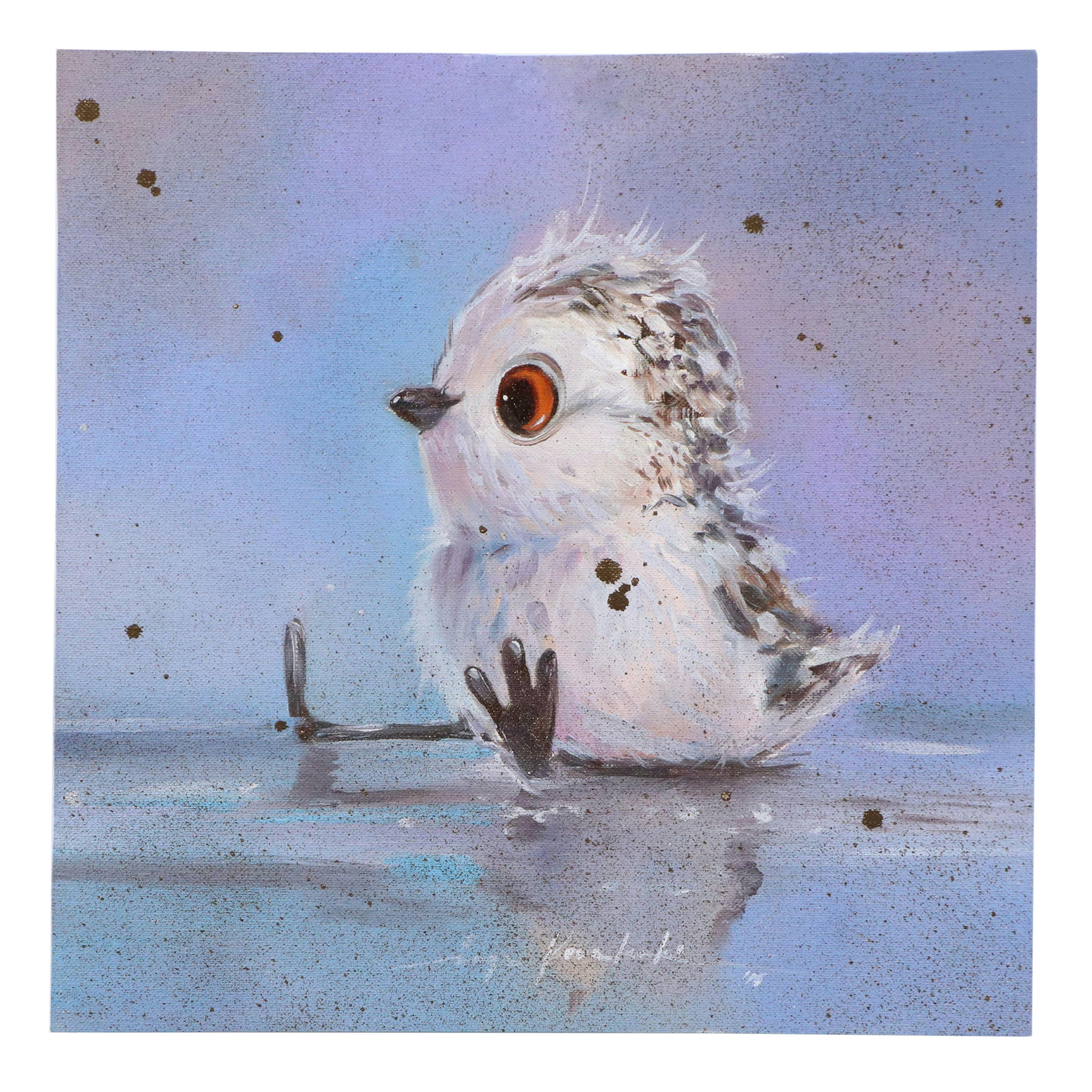 Inga Kovalenko Oil Painting of Bird, 2025