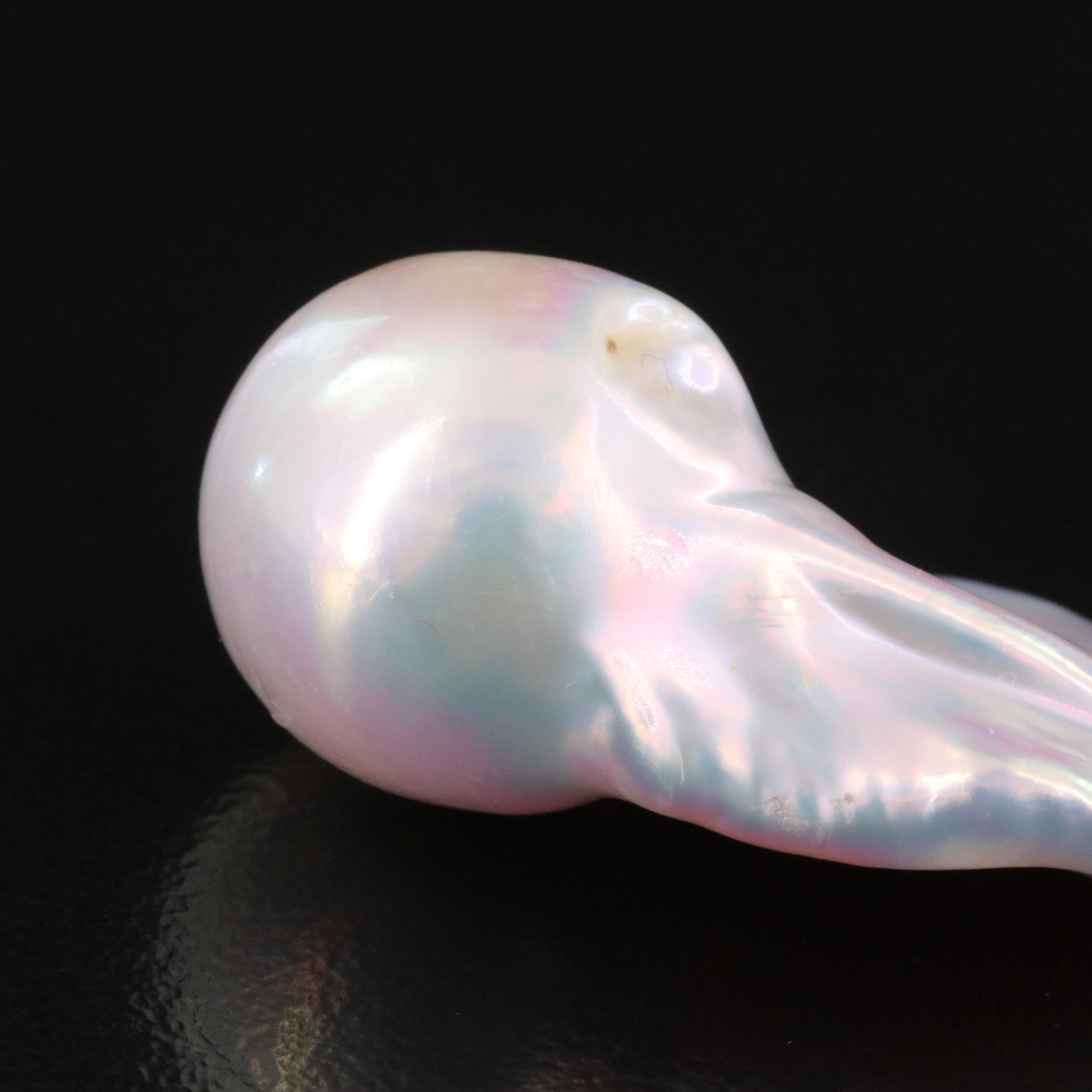 14K Baroque Pearl Pendant