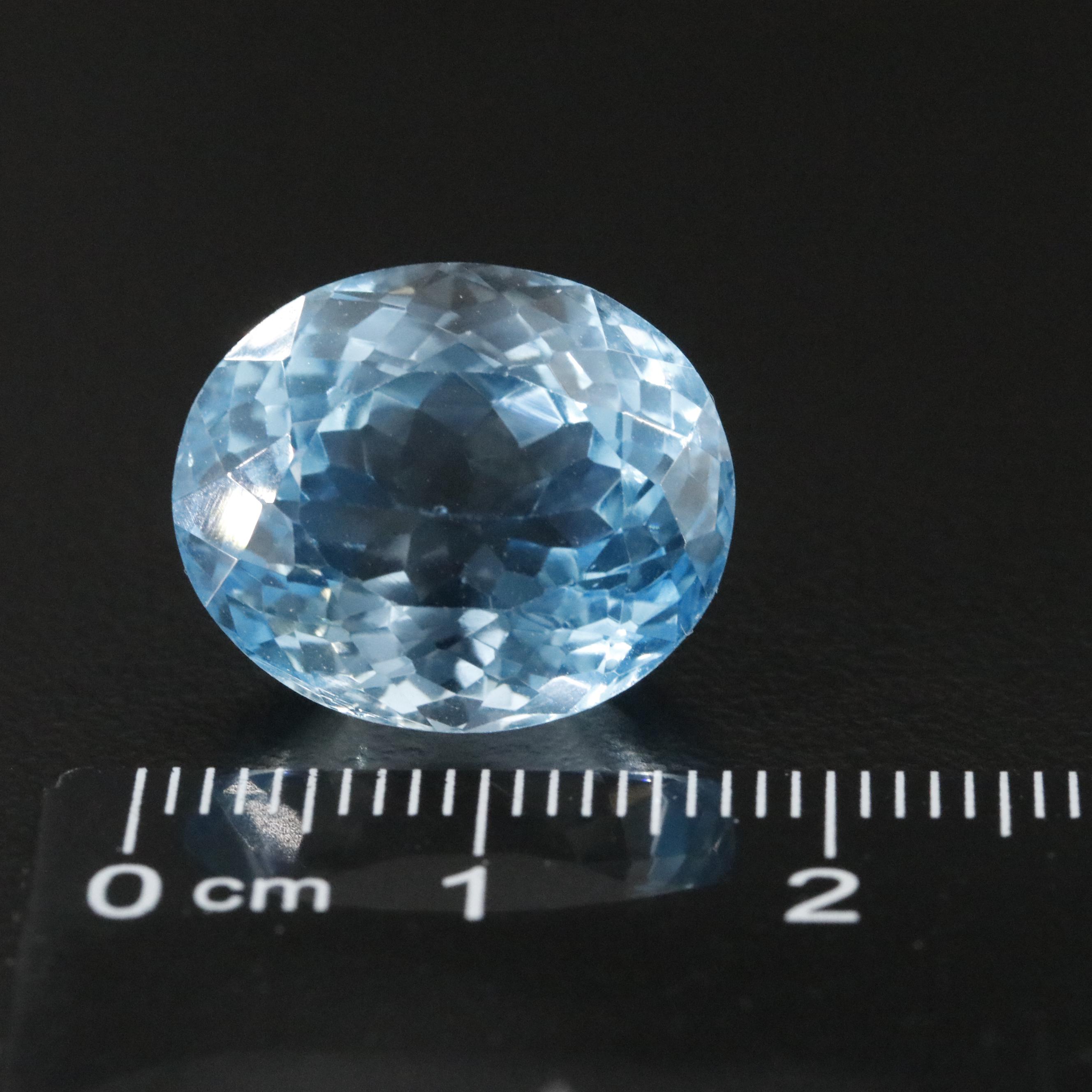 Loose 19.02 CT Blue Topaz
