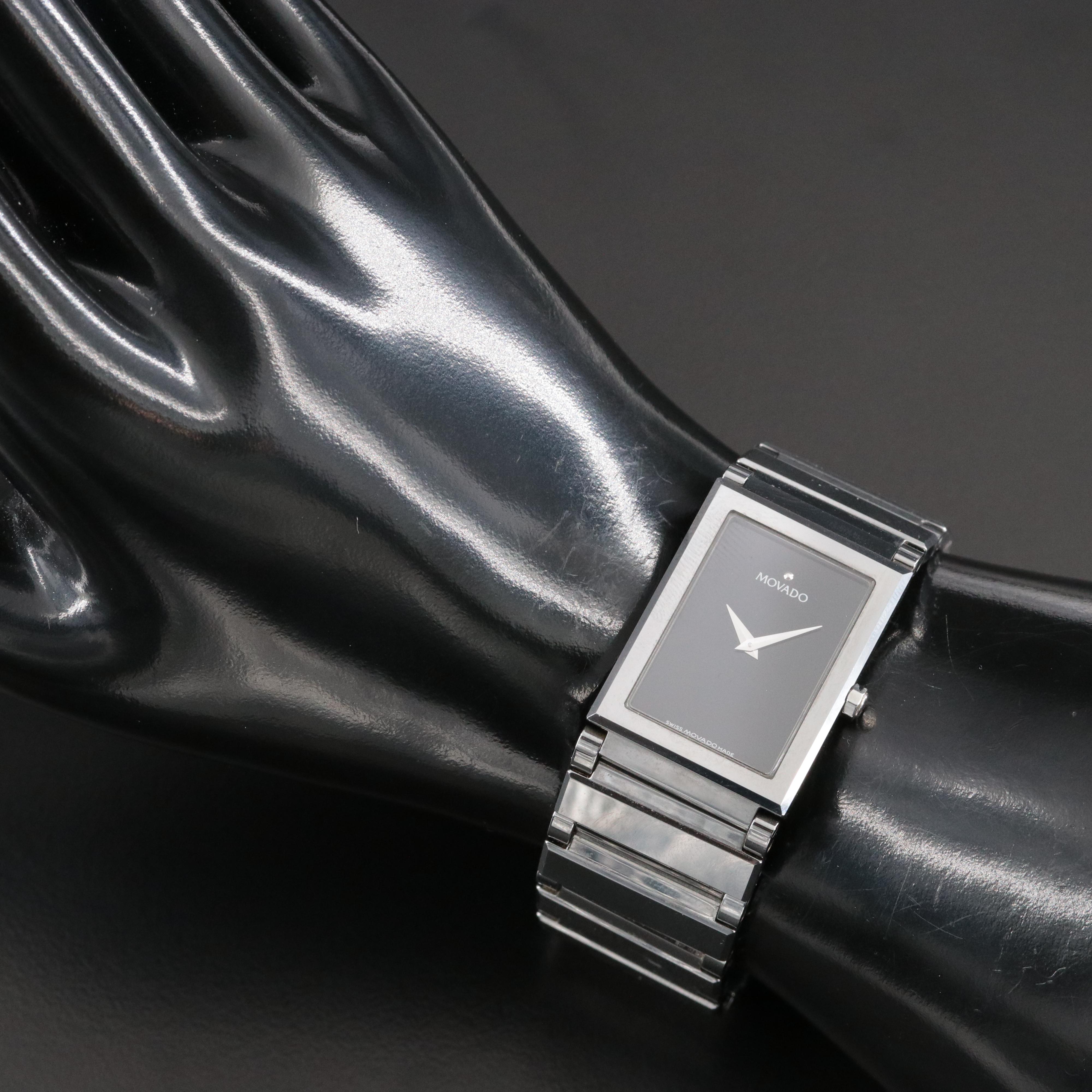 Movado Valor Tungsten Carbide Watch