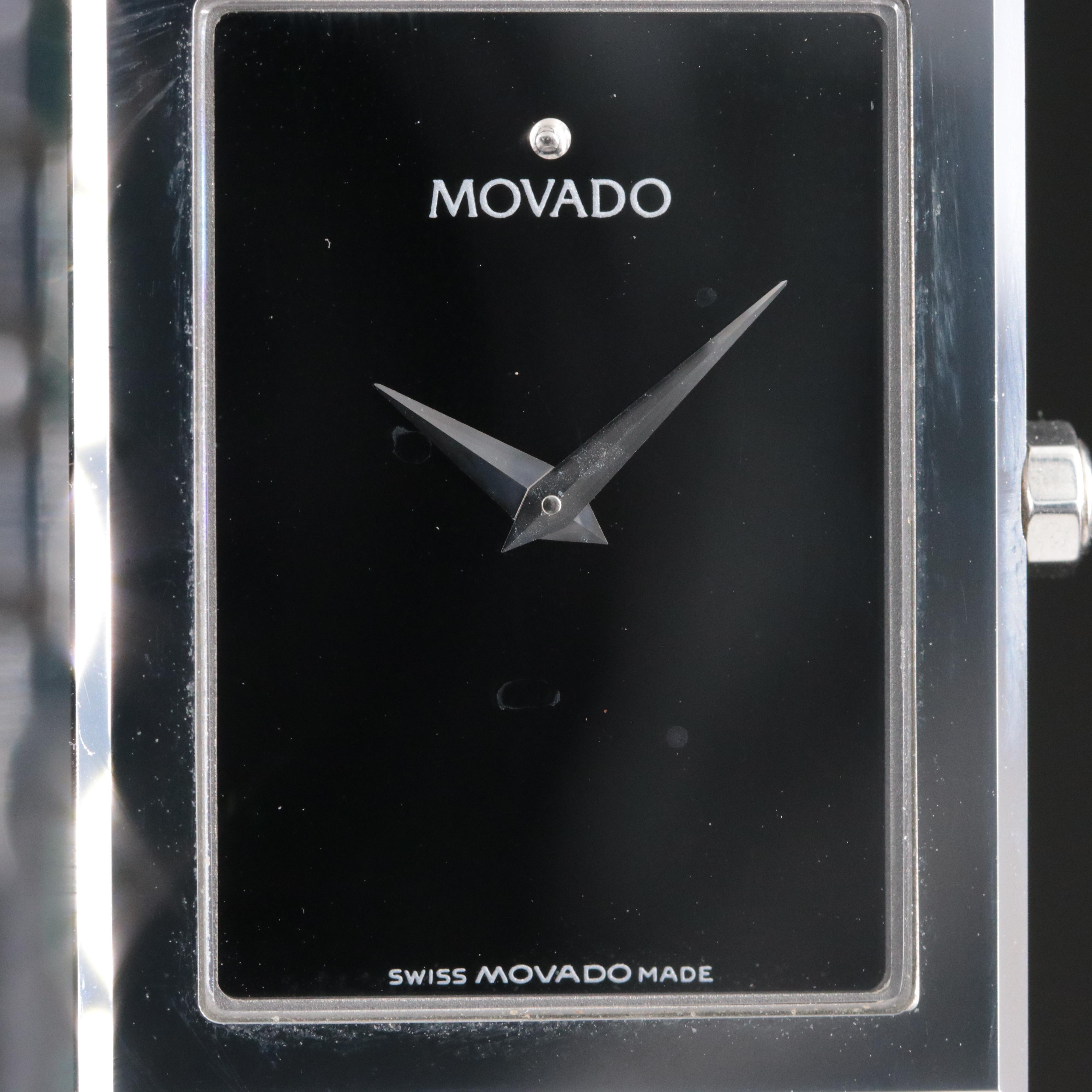 Movado Valor Tungsten Carbide Watch