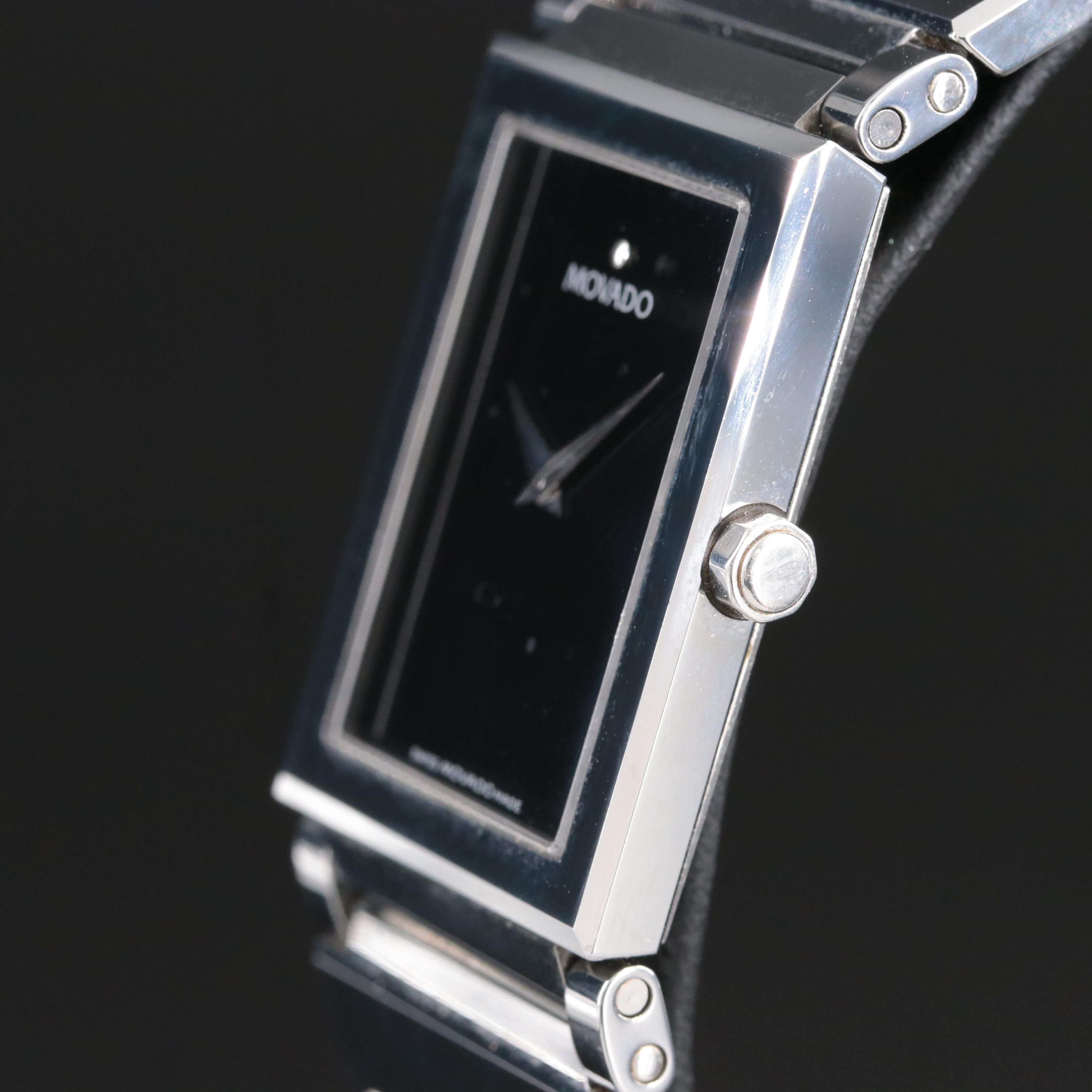 Movado Valor Tungsten Carbide Watch