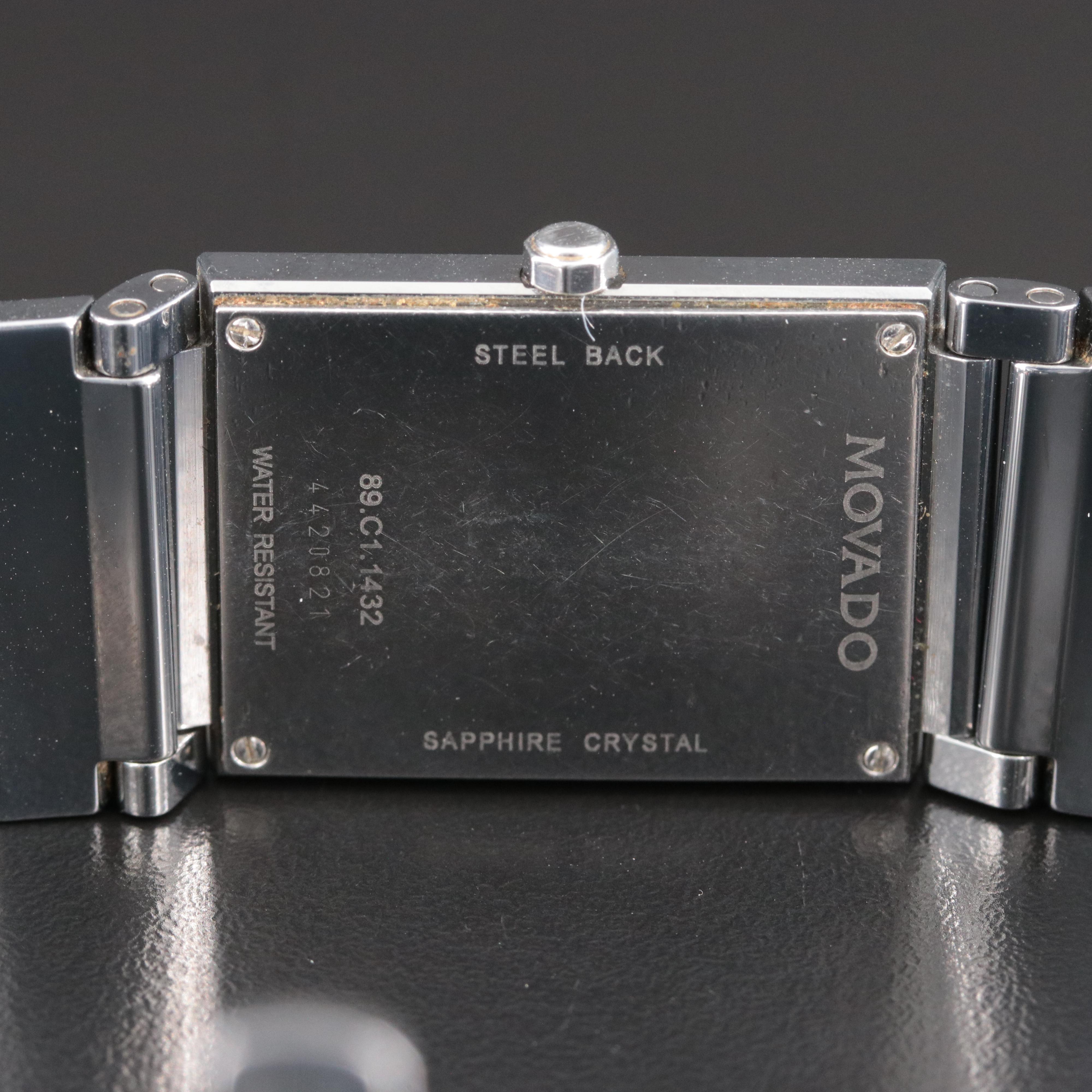 Movado Valor Tungsten Carbide Watch