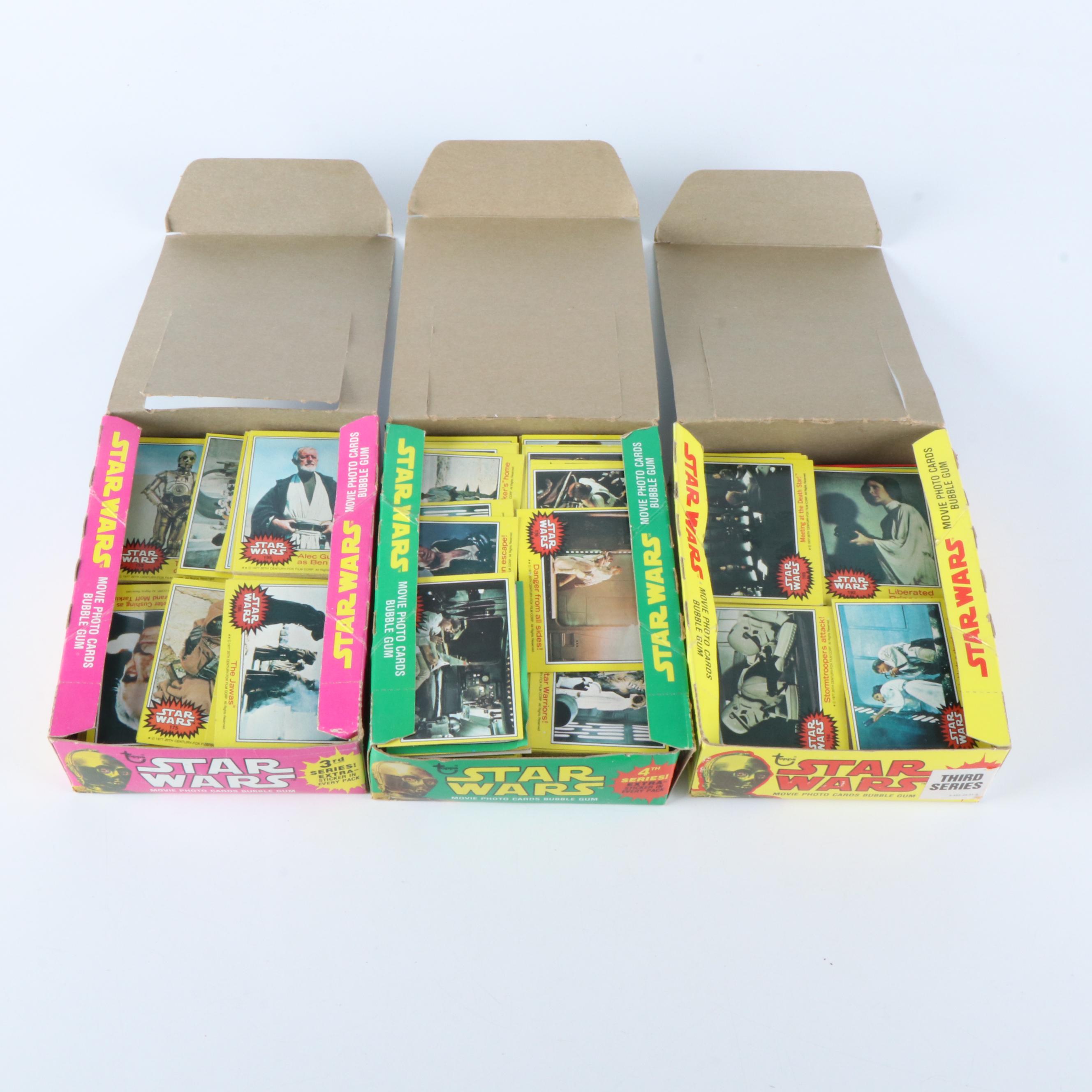 Topps "Star Wars" Trading Cards with Original Boxes, 1977