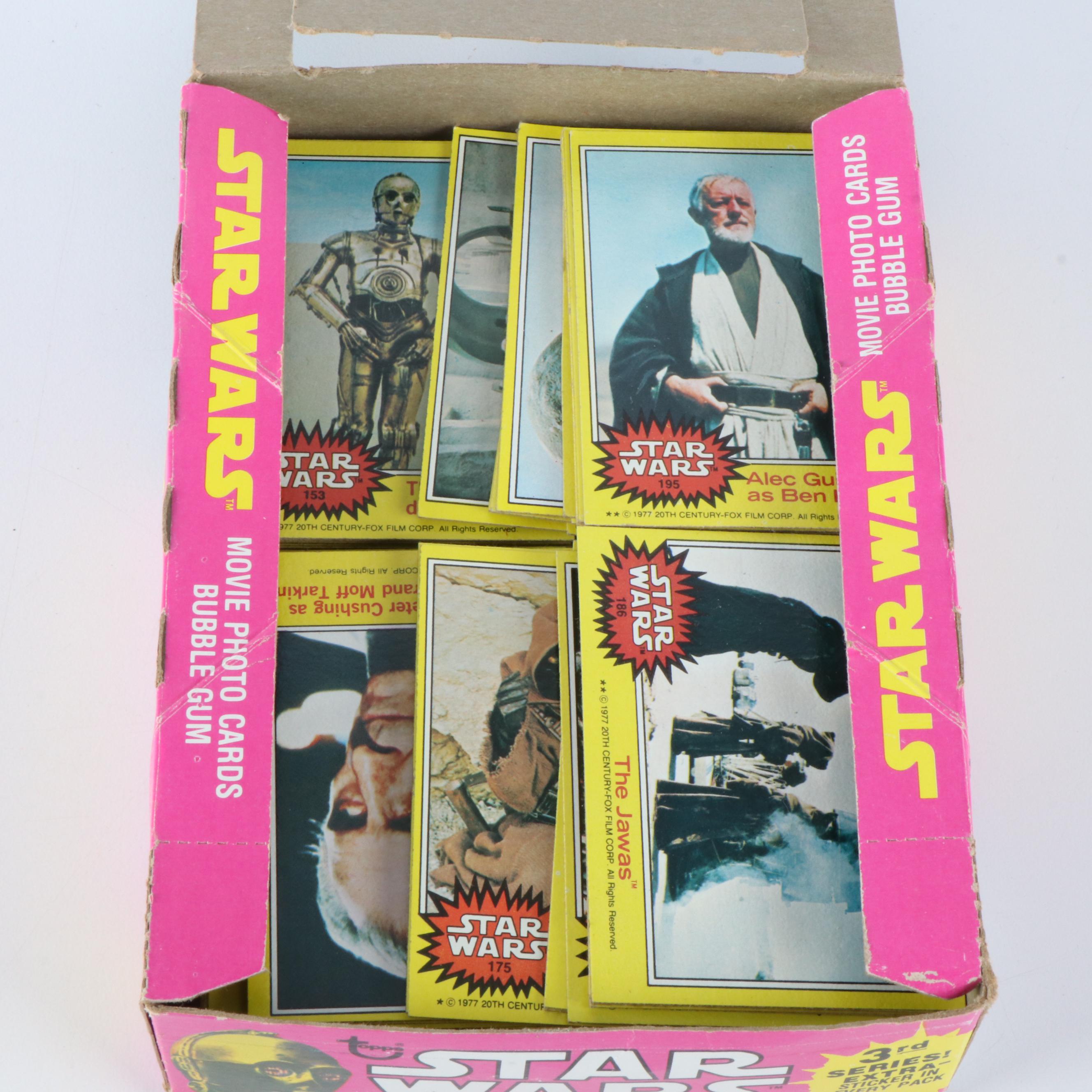 Topps "Star Wars" Trading Cards with Original Boxes, 1977