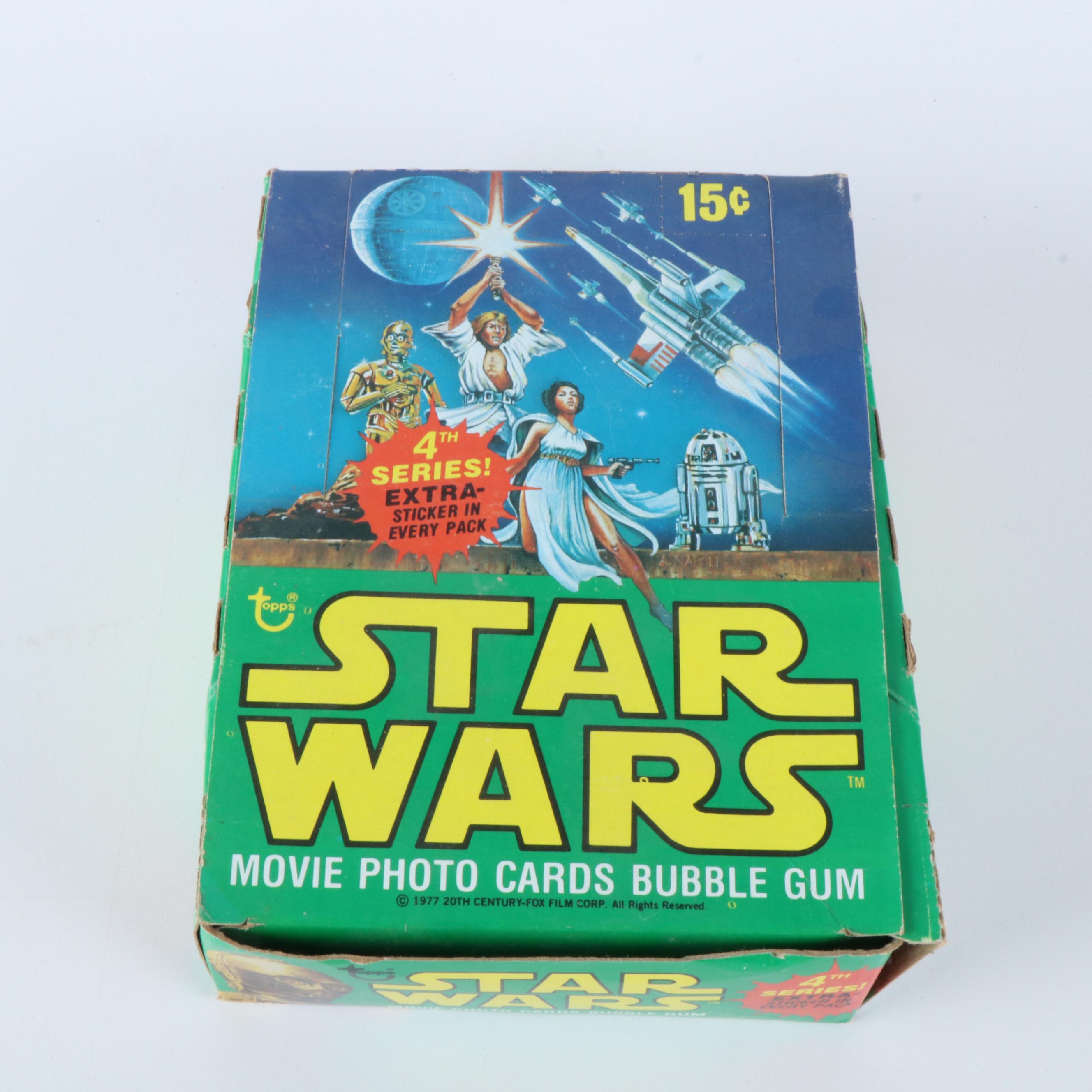 Topps "Star Wars" Trading Cards with Original Boxes, 1977
