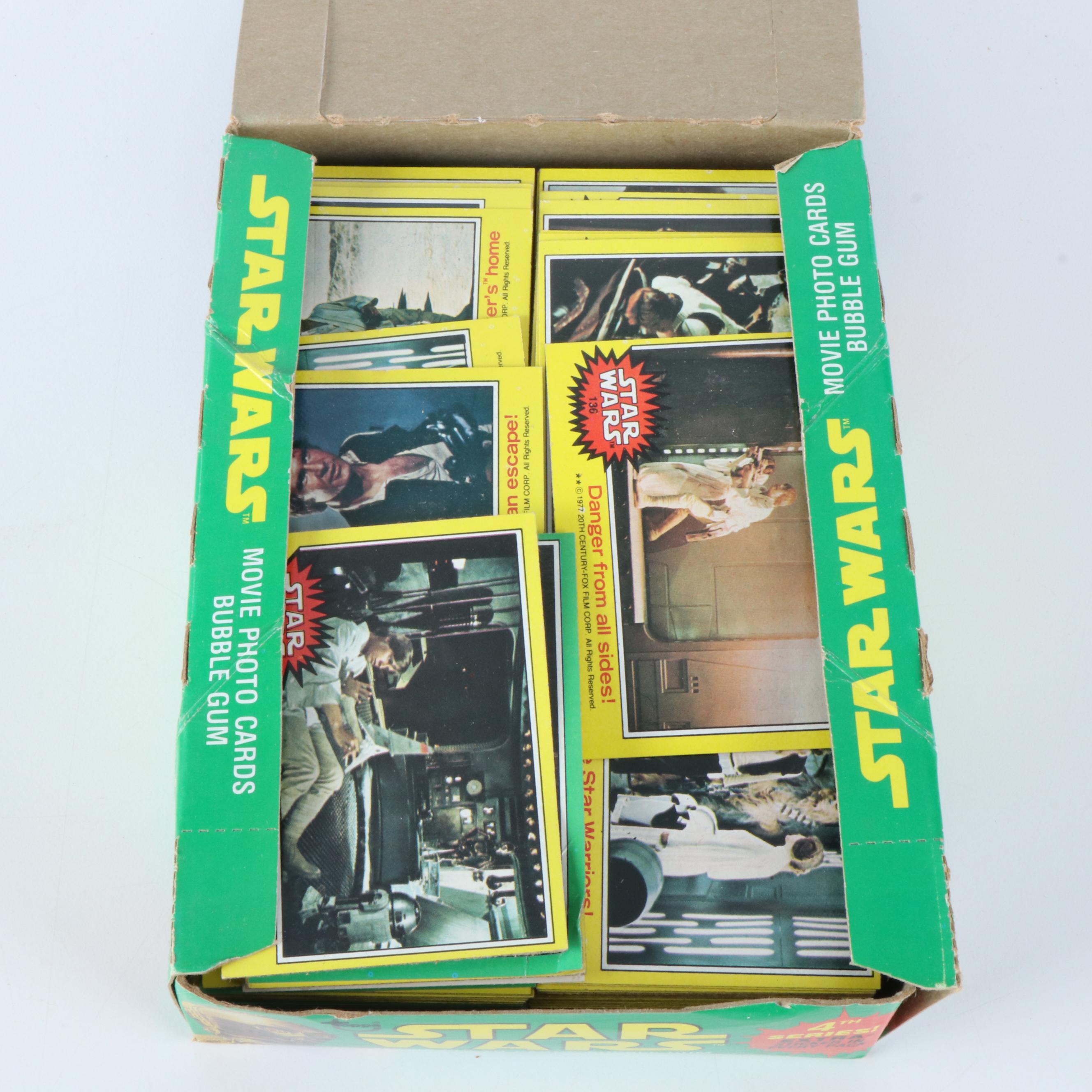 Topps "Star Wars" Trading Cards with Original Boxes, 1977