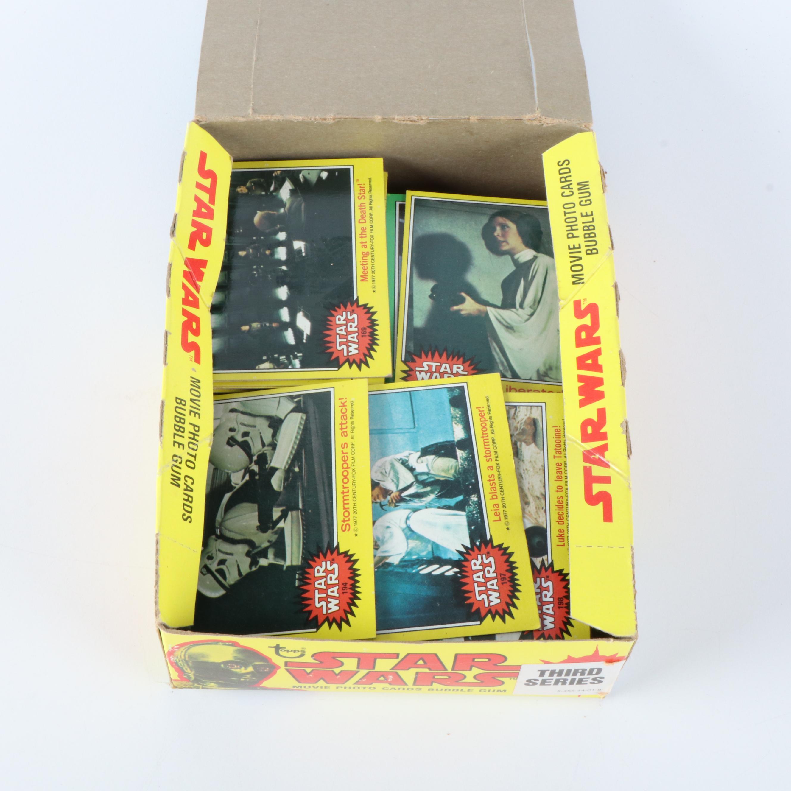 Topps "Star Wars" Trading Cards with Original Boxes, 1977