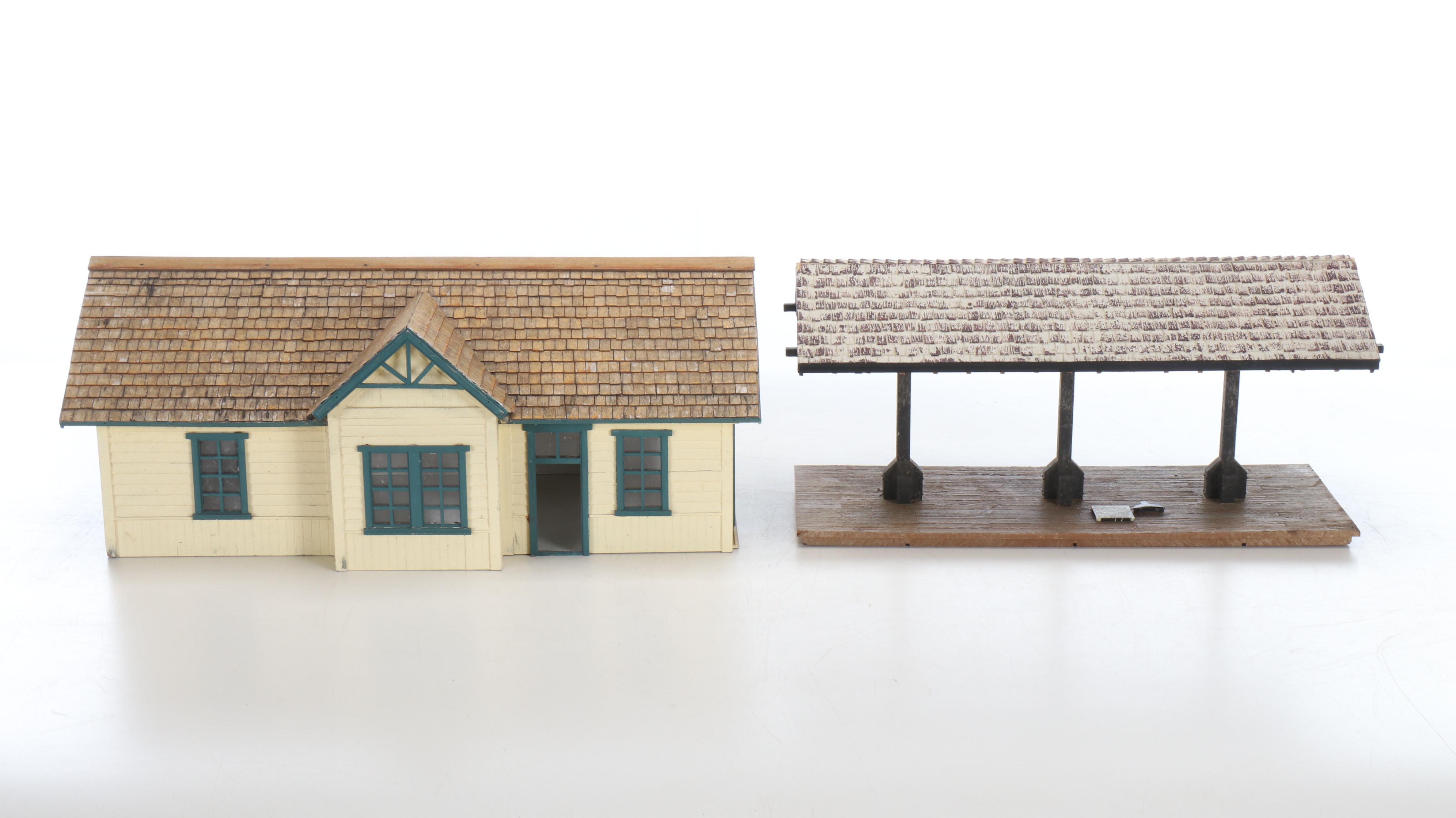 Dan's Burger Diner with Train Station, Watch Tower, and Telephone Booth