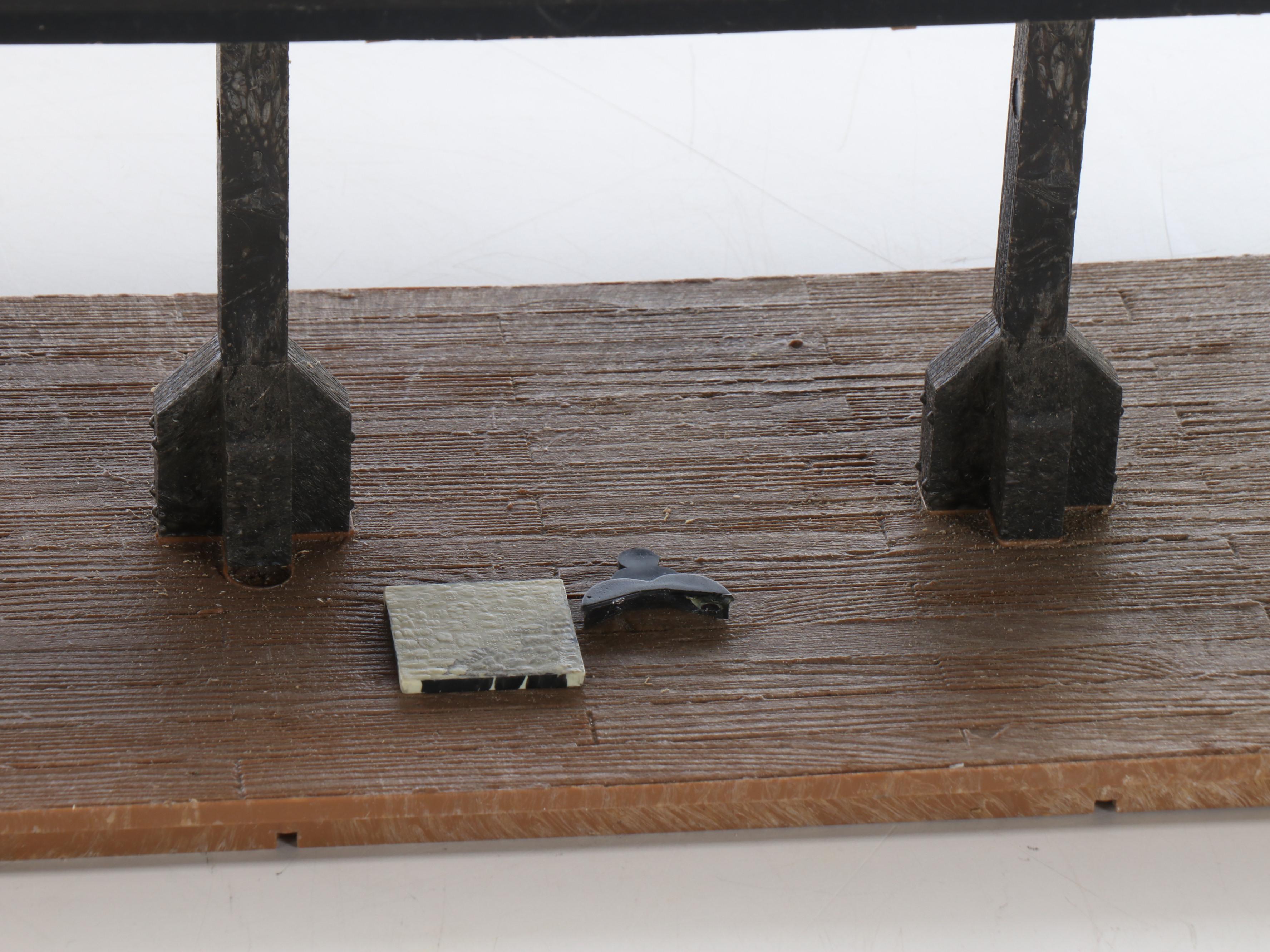 Dan's Burger Diner with Train Station, Watch Tower, and Telephone Booth