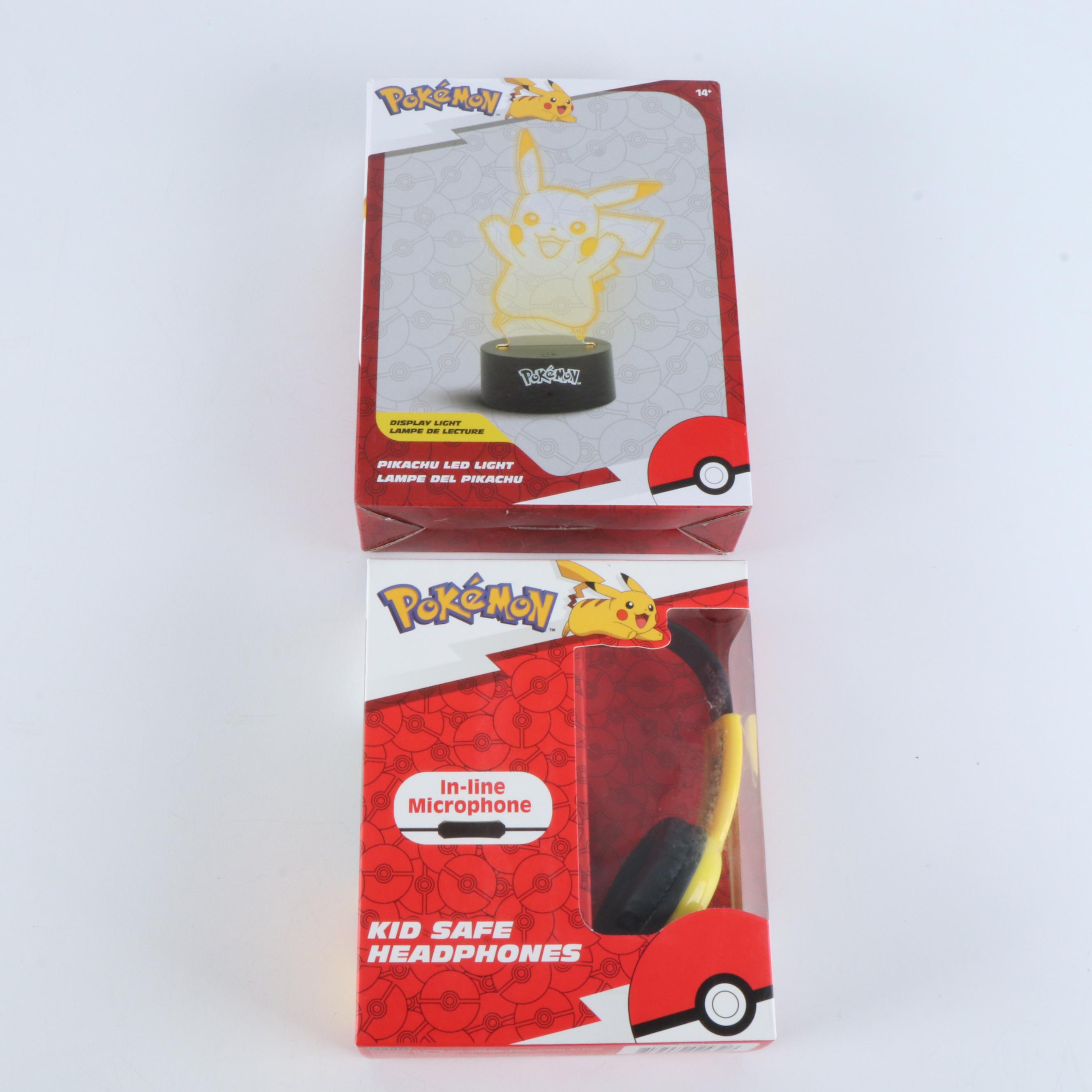 Pokémon Card Collection with Headphones, Display Light, and More, 1990s-2020s