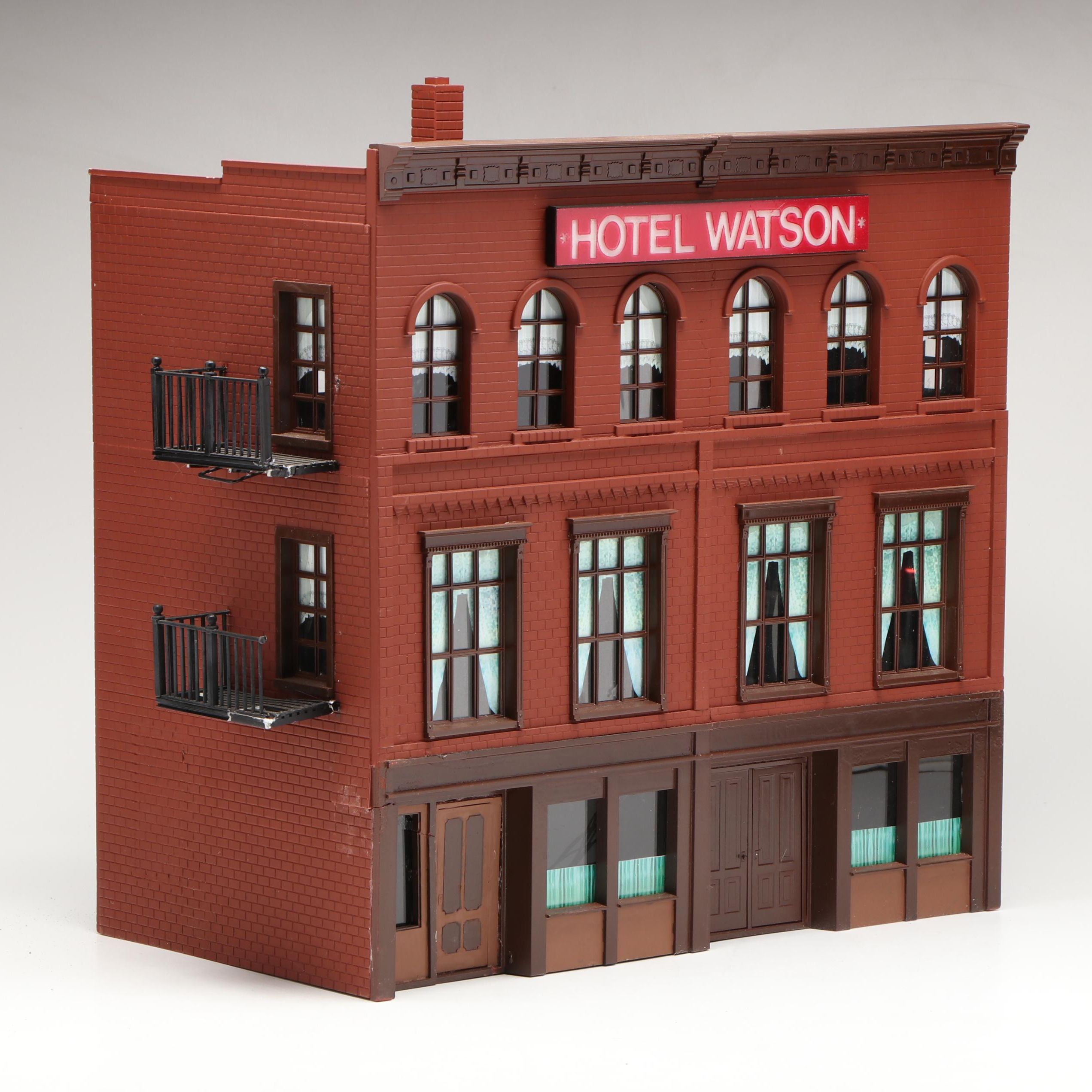 Railroad G Scale Hotel Watson Model Building