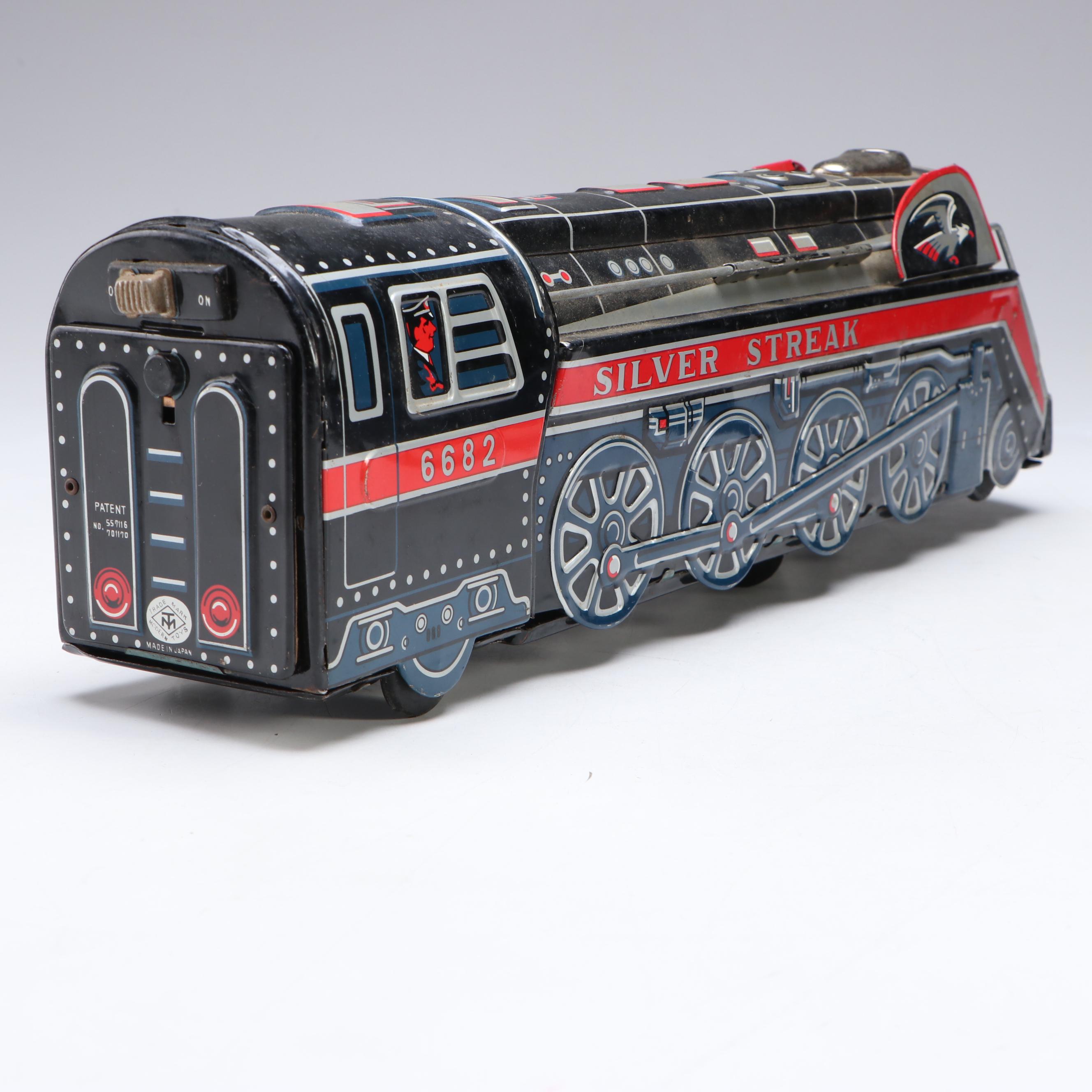 Modern Toys Silver Streak Toy Train with American Flyer The Royal Blue 350 Model