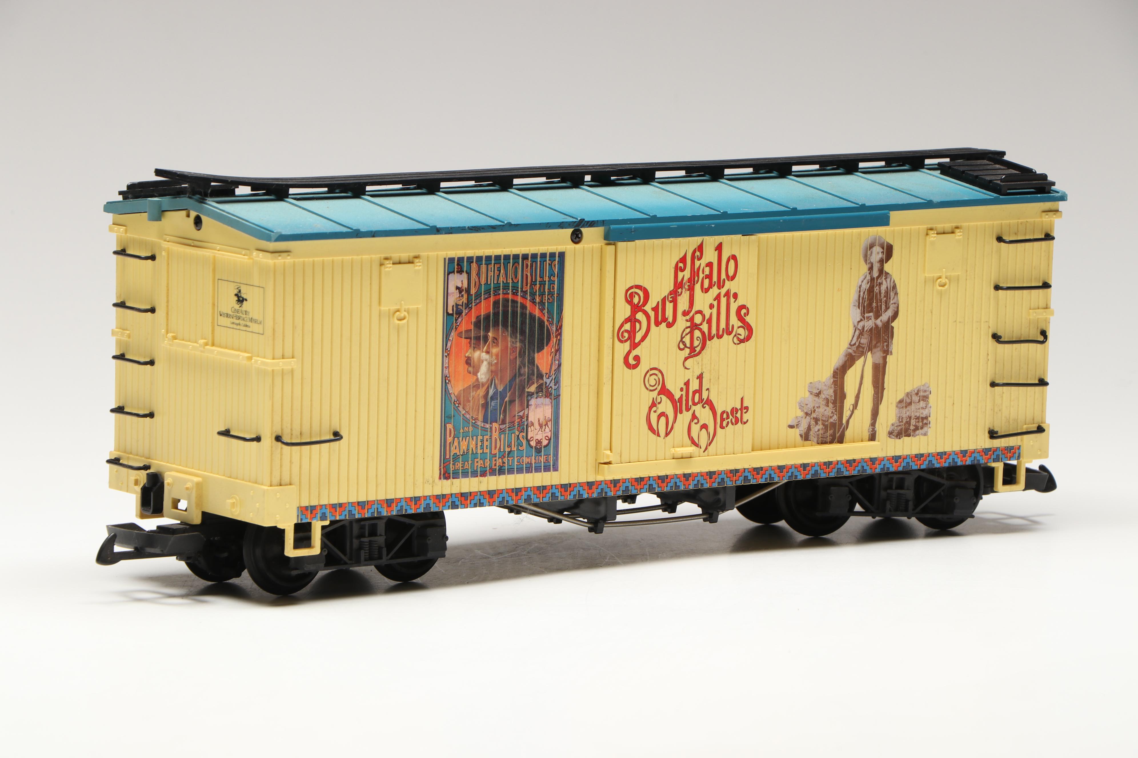 LGB G Scale 47670 Winchester, 41720 Anne Oakley and More Boxcars