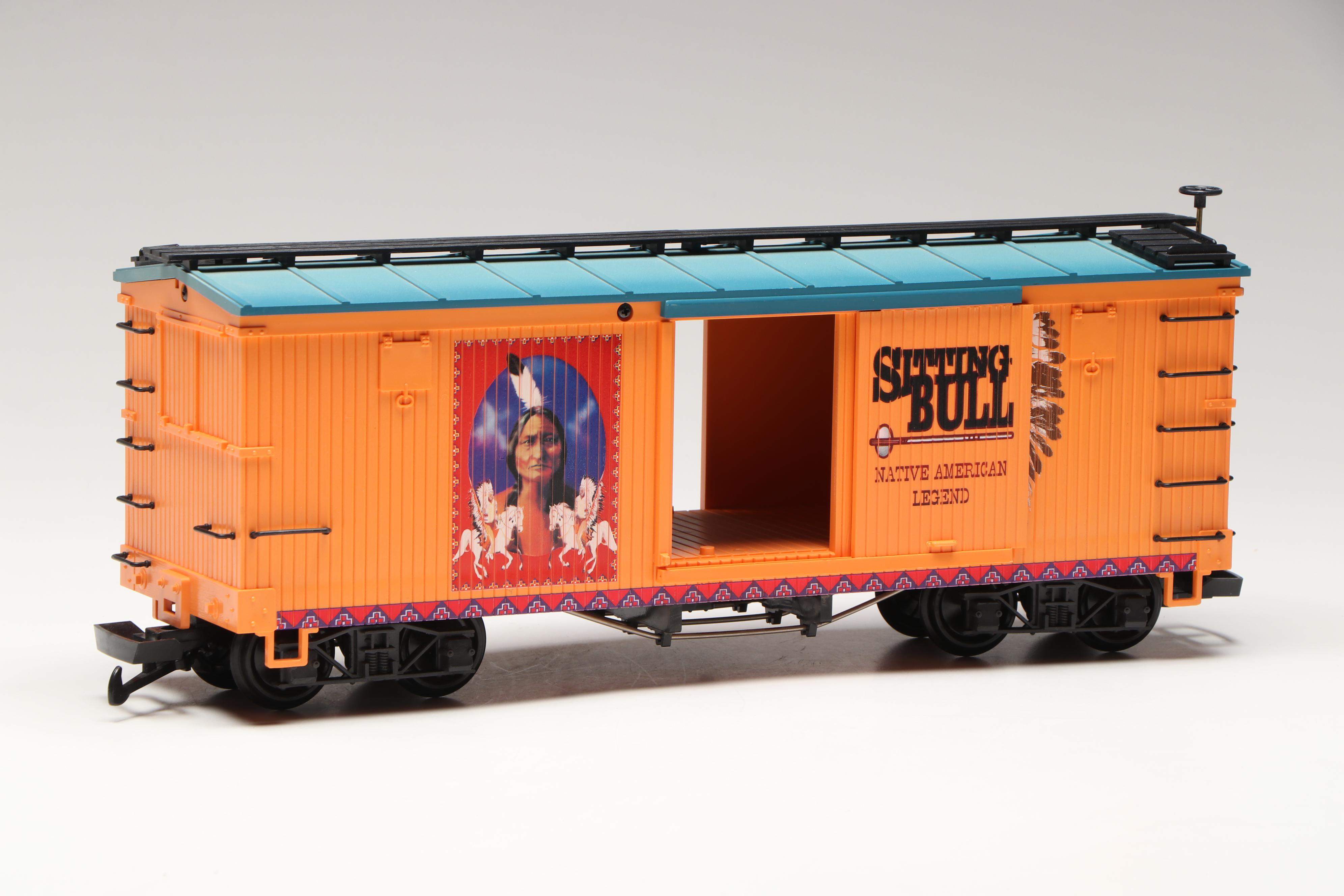 LGB G Scale 47670 Winchester, 41720 Anne Oakley and More Boxcars