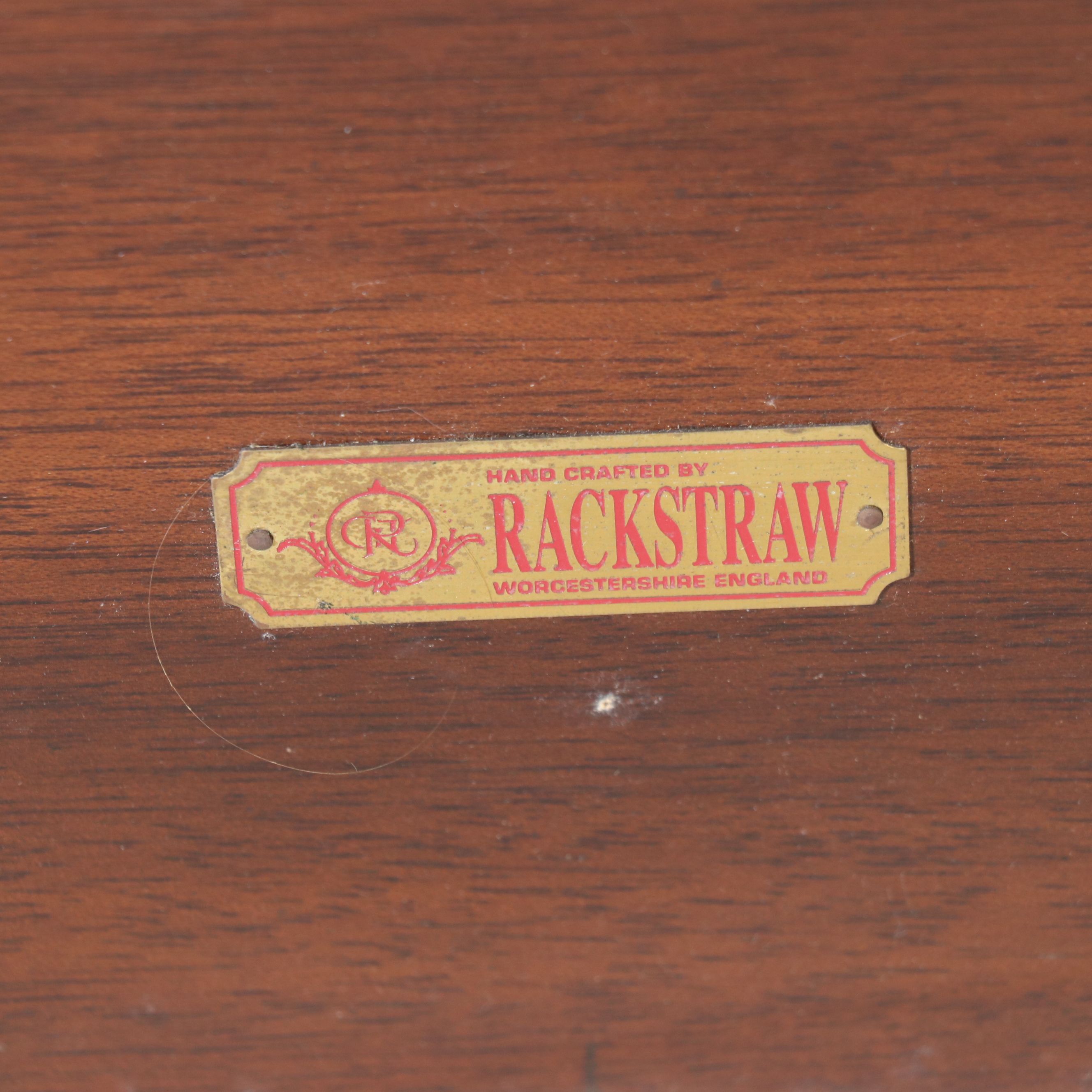 Rackstraw English Mahogany Chippendale Style Bed Frame, Early to Mid-20th C.