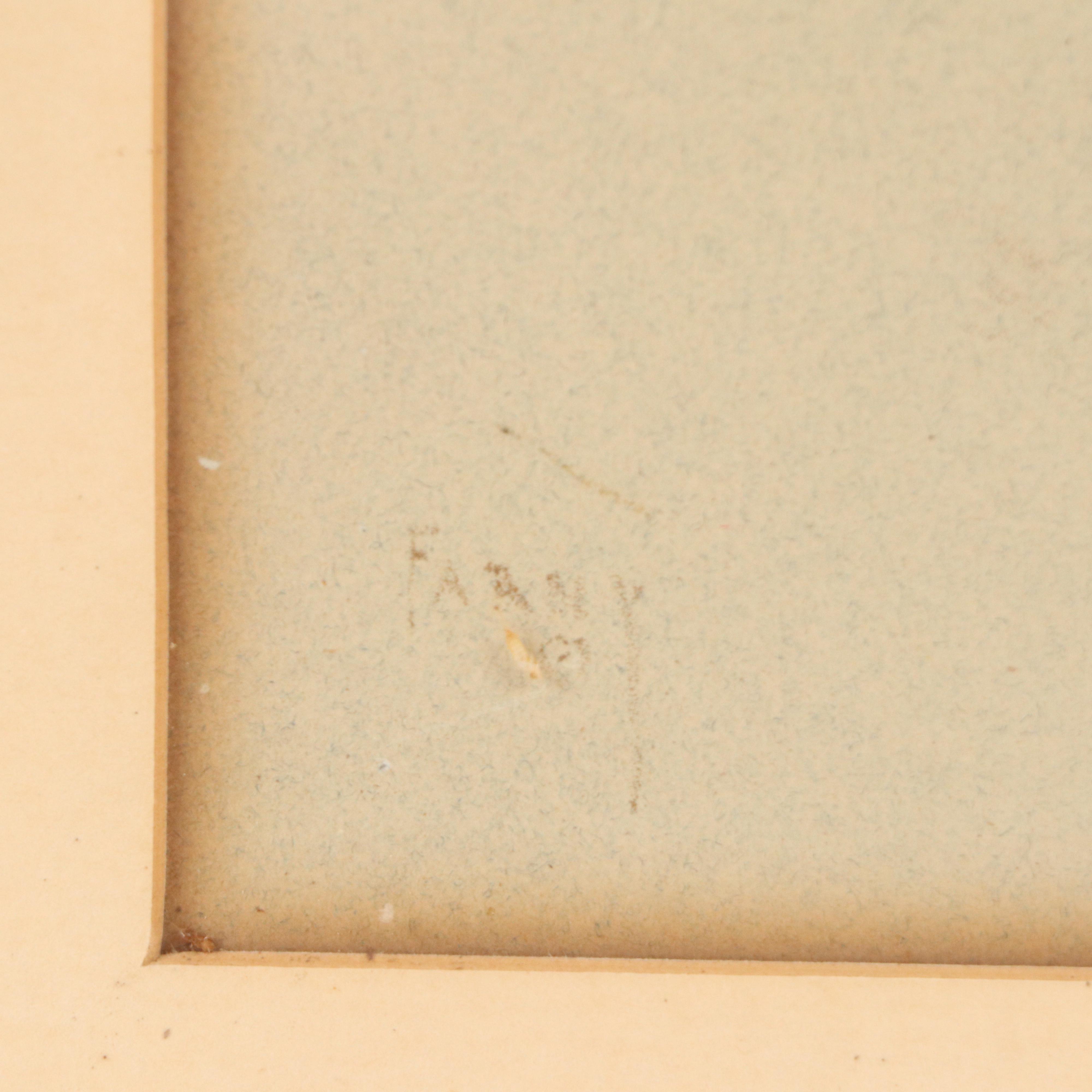 Henry F. Farny Lithograph "Papoose and Squaw," Circa 1900