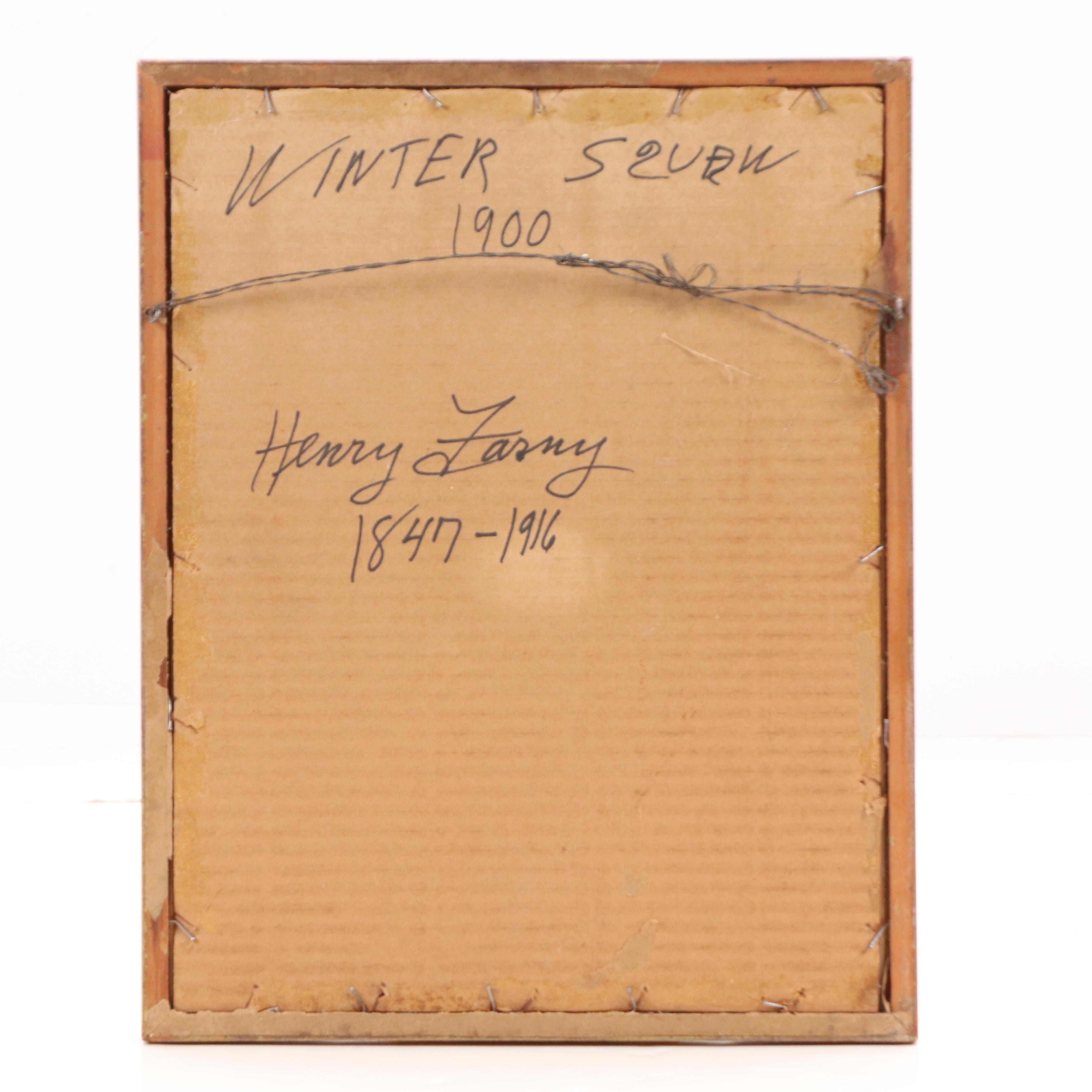 Henry F. Farny Lithograph "Papoose and Squaw," Circa 1900