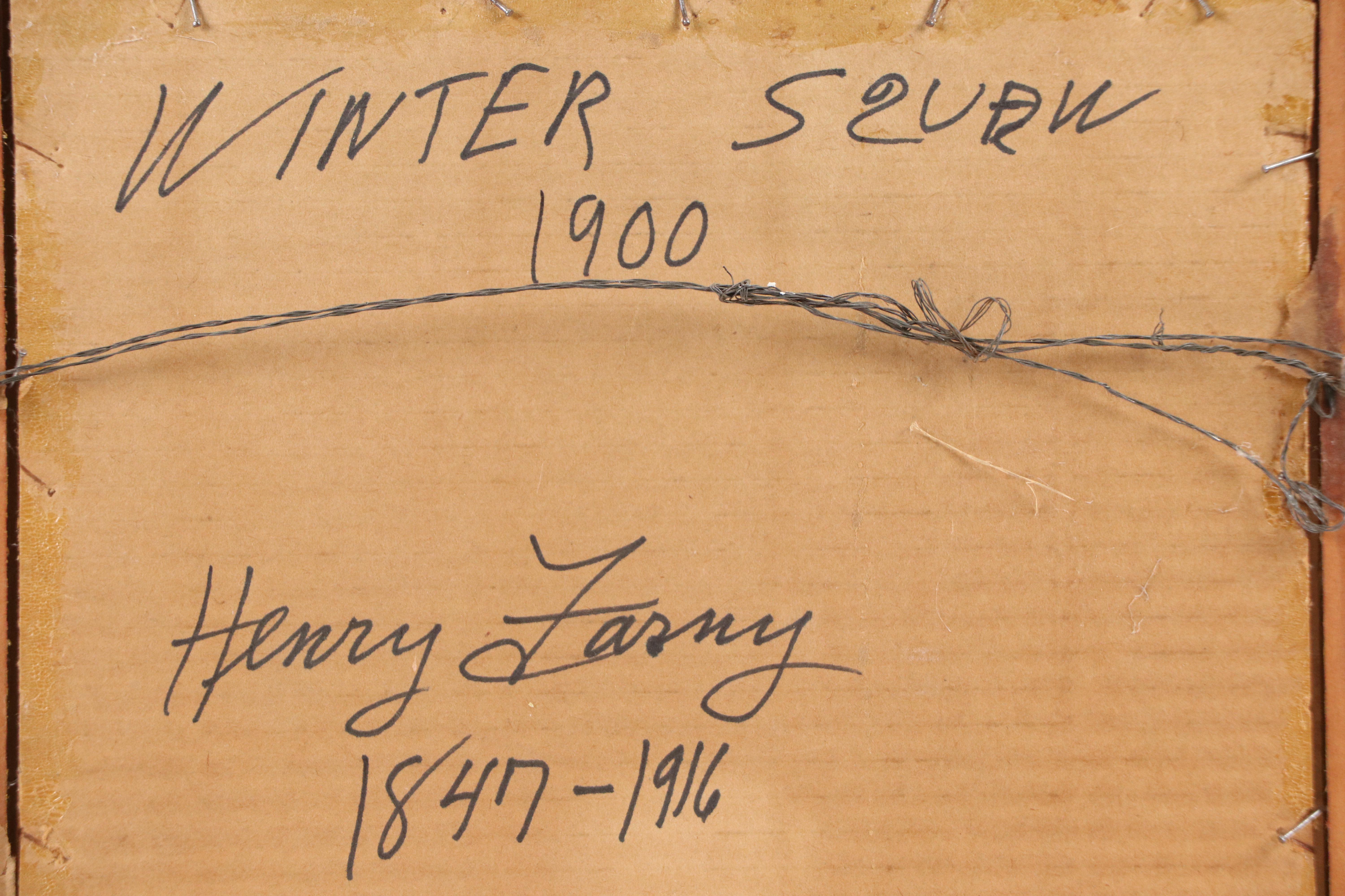 Henry F. Farny Lithograph "Papoose and Squaw," Circa 1900