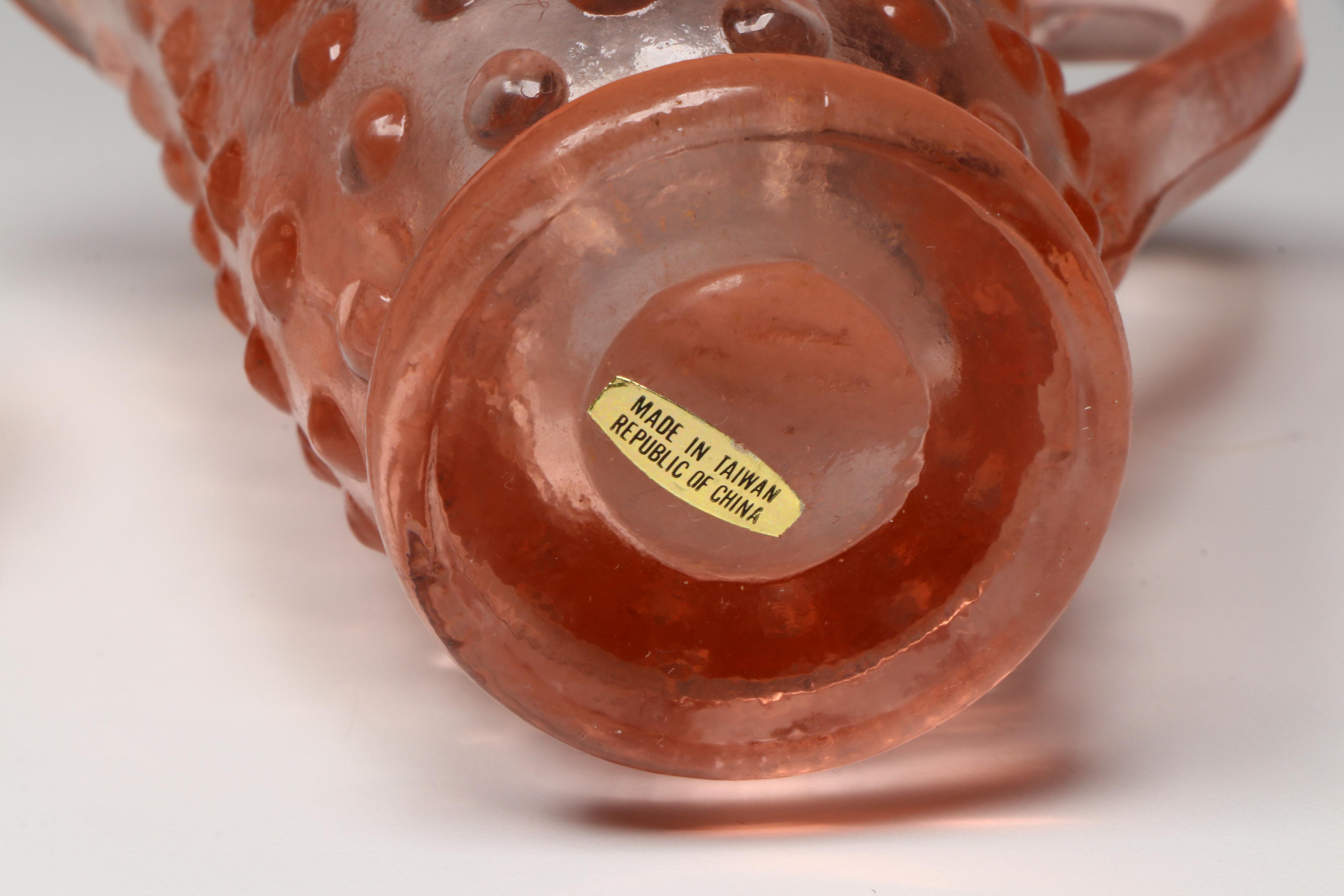 Anchor Hocking "Pink Hobnail" with Other Pink Depression Glass Tableware