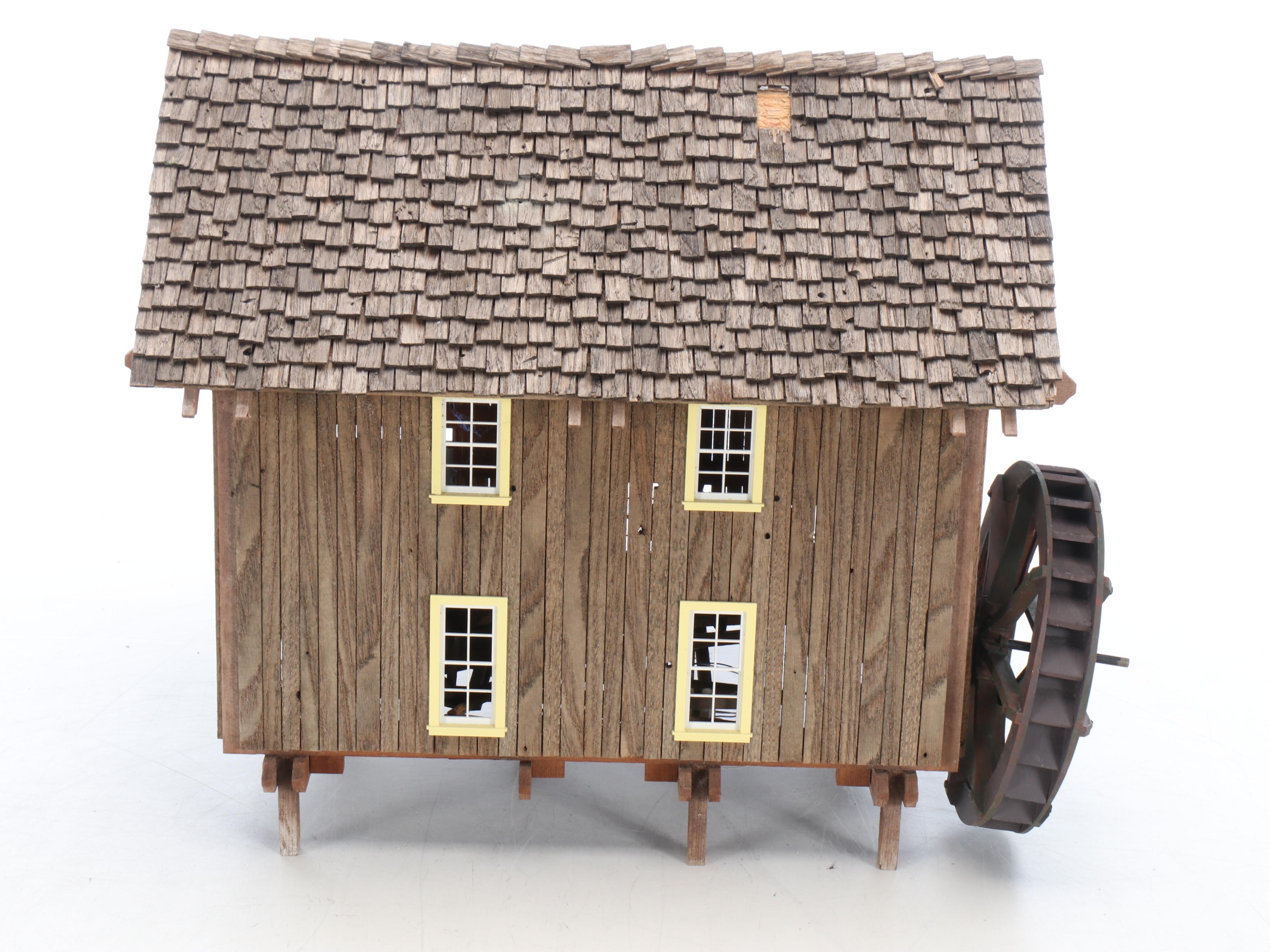 Rustic Flour Mill, Storage House, Train Station, and Texaco Gas Tank Buildings