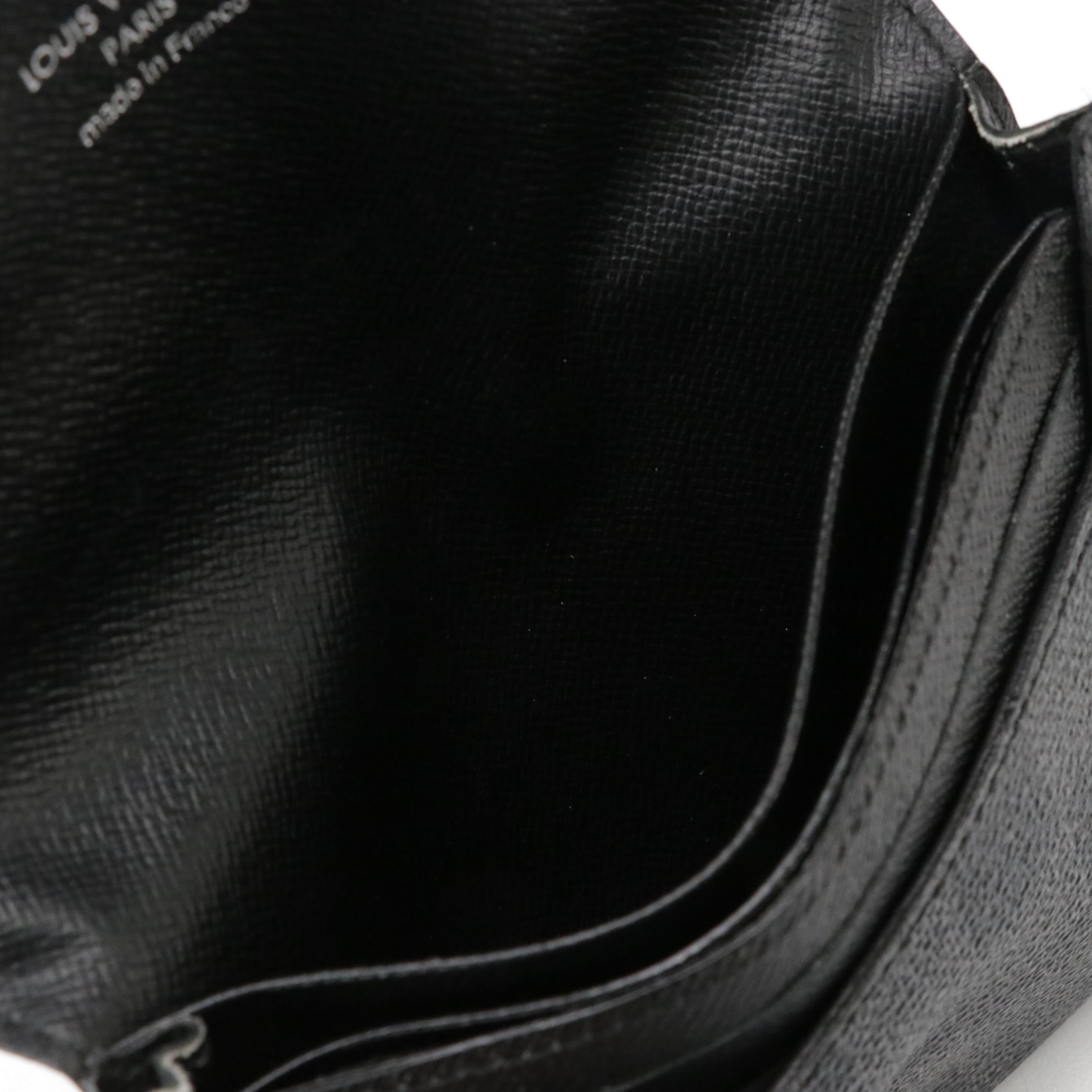 Louis Vuitton Compact Modulable Flap Wallet in Damier Graphite Coated Canvas