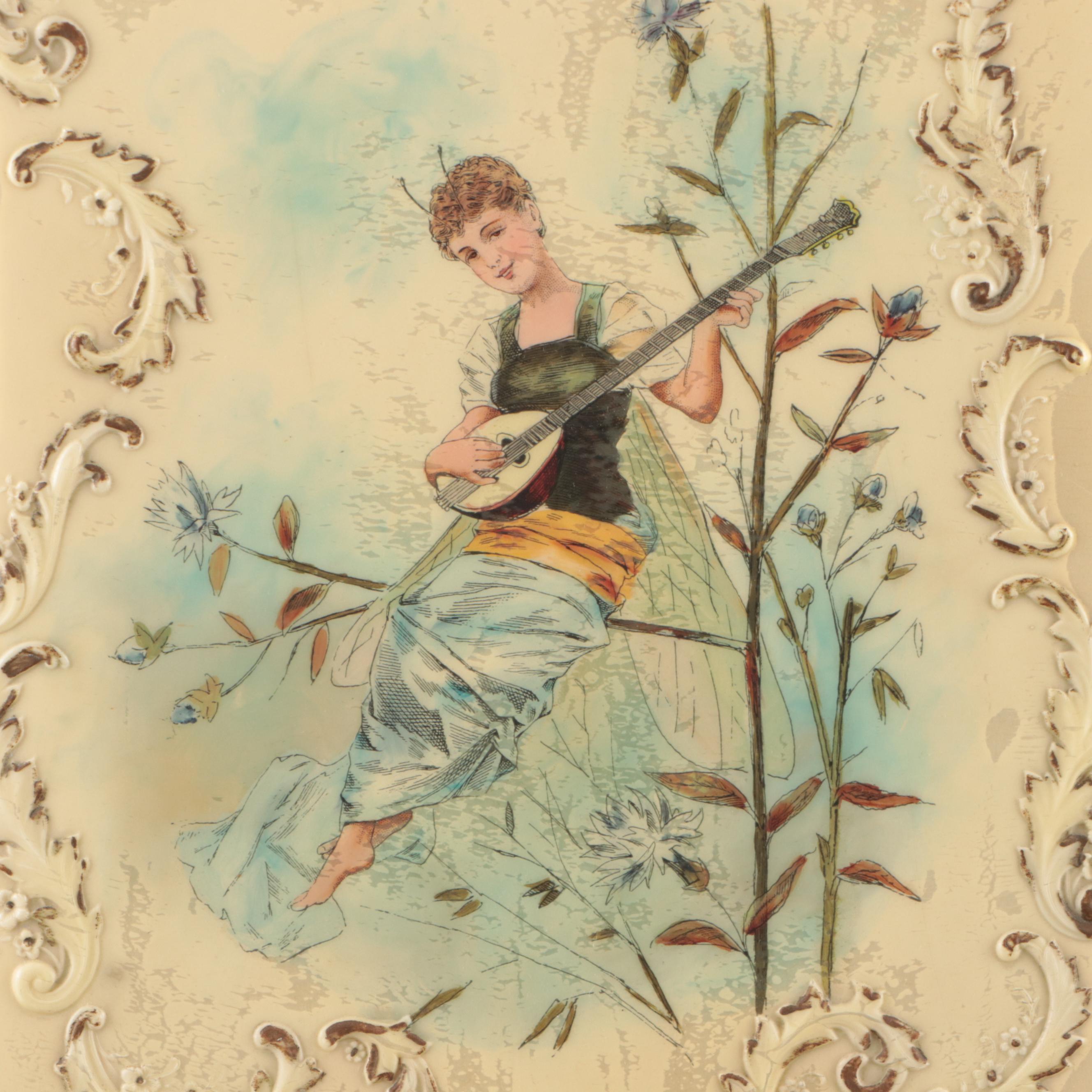 Standing Fairy Photo Album and Book Vanity Box, Late 19th/Early 20th Century