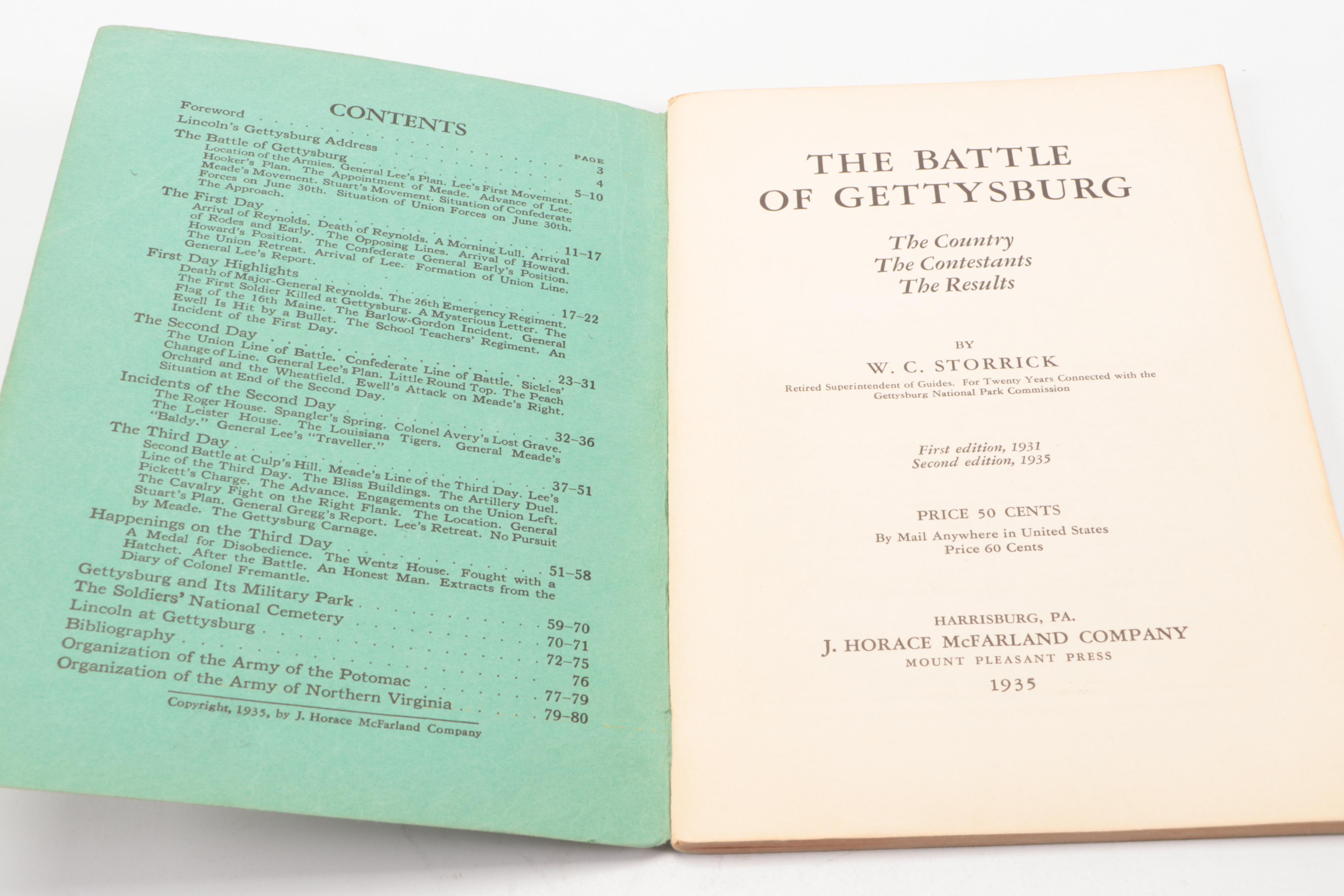 First Edition "Gettysburg" by Stephen W. Sears and More Gettysburg Books