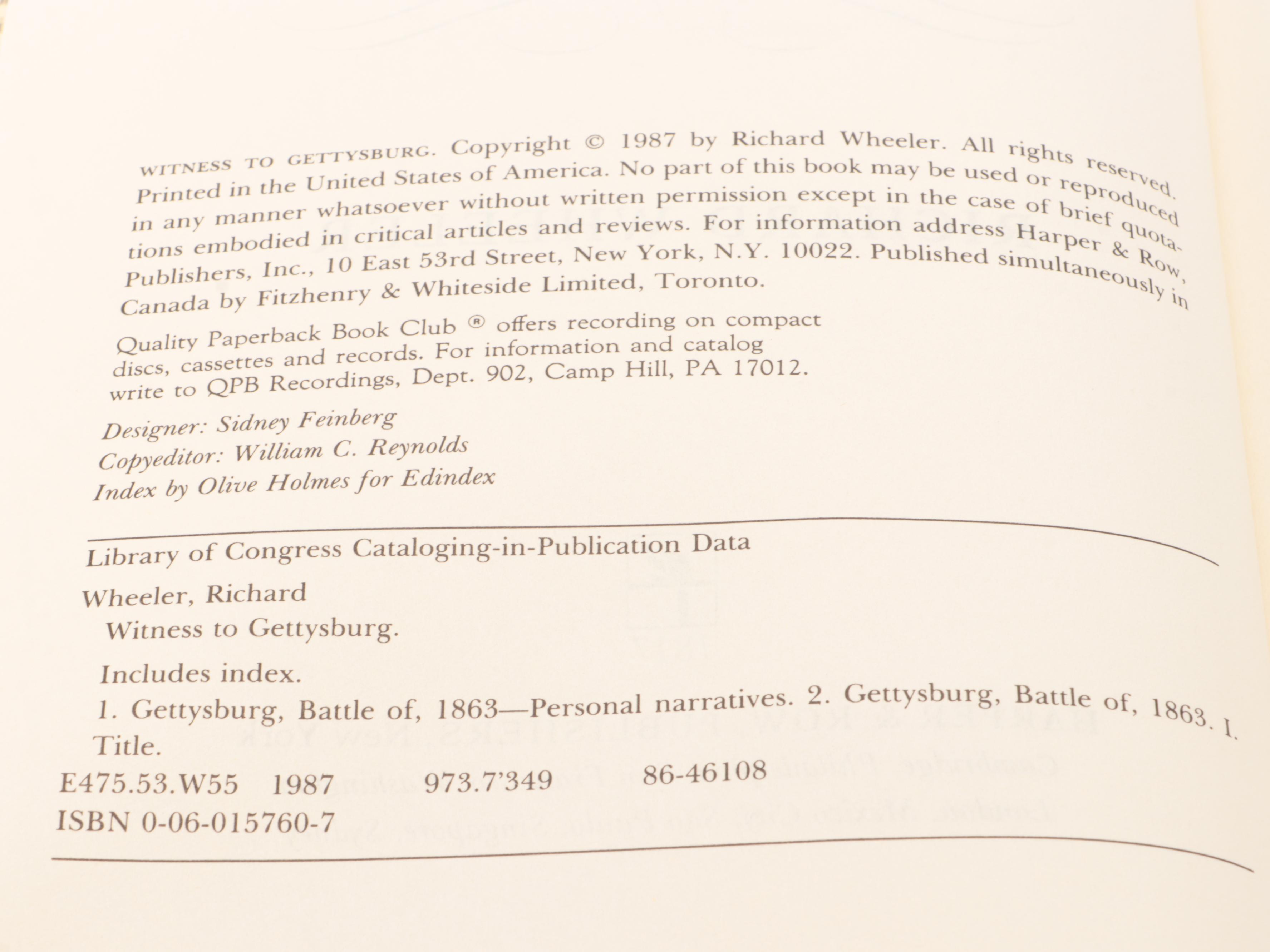 First Edition "Gettysburg" by Stephen W. Sears and More Gettysburg Books