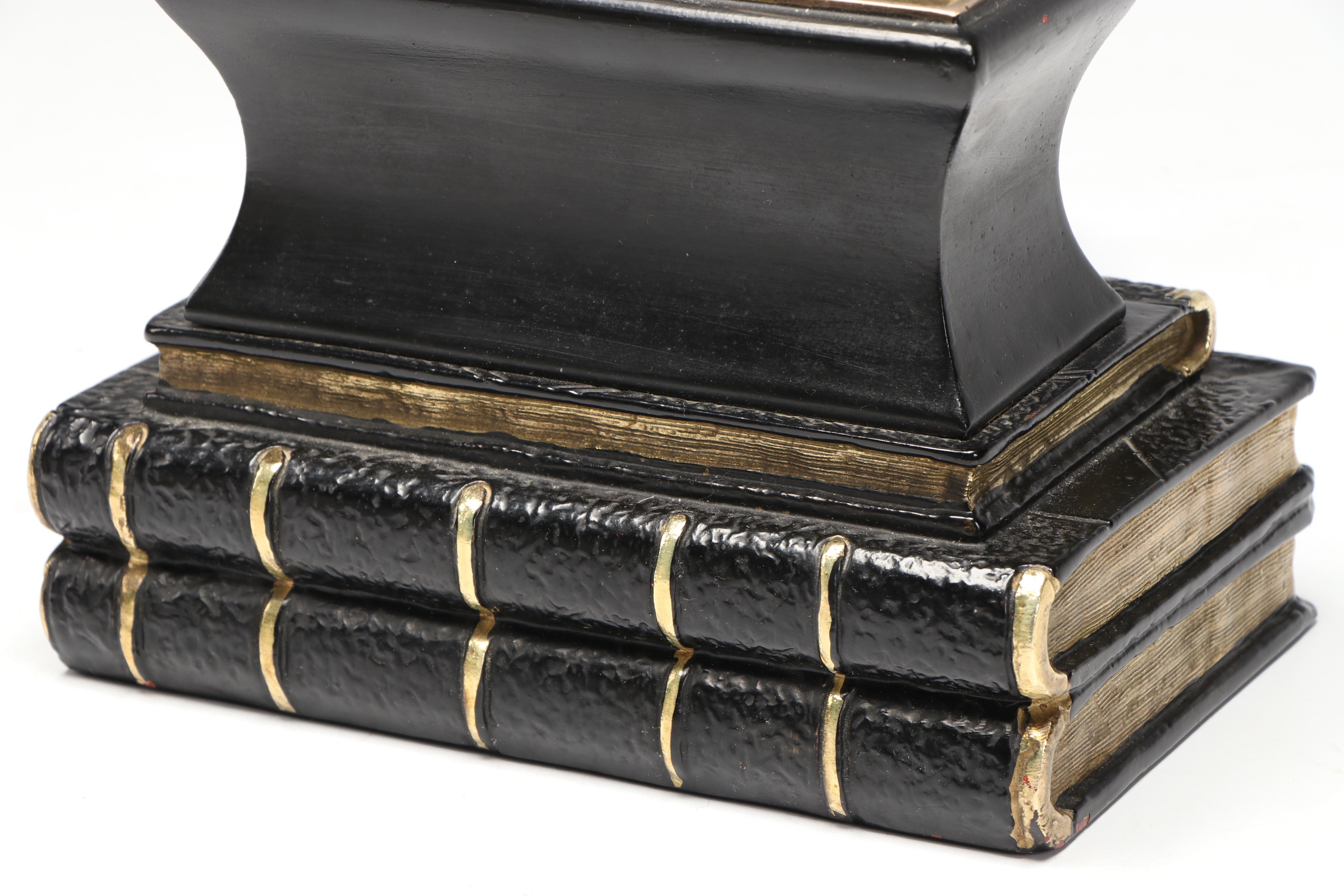 Chapman Greyhound Resting on Books Resin Table Lamp with Paper Shade