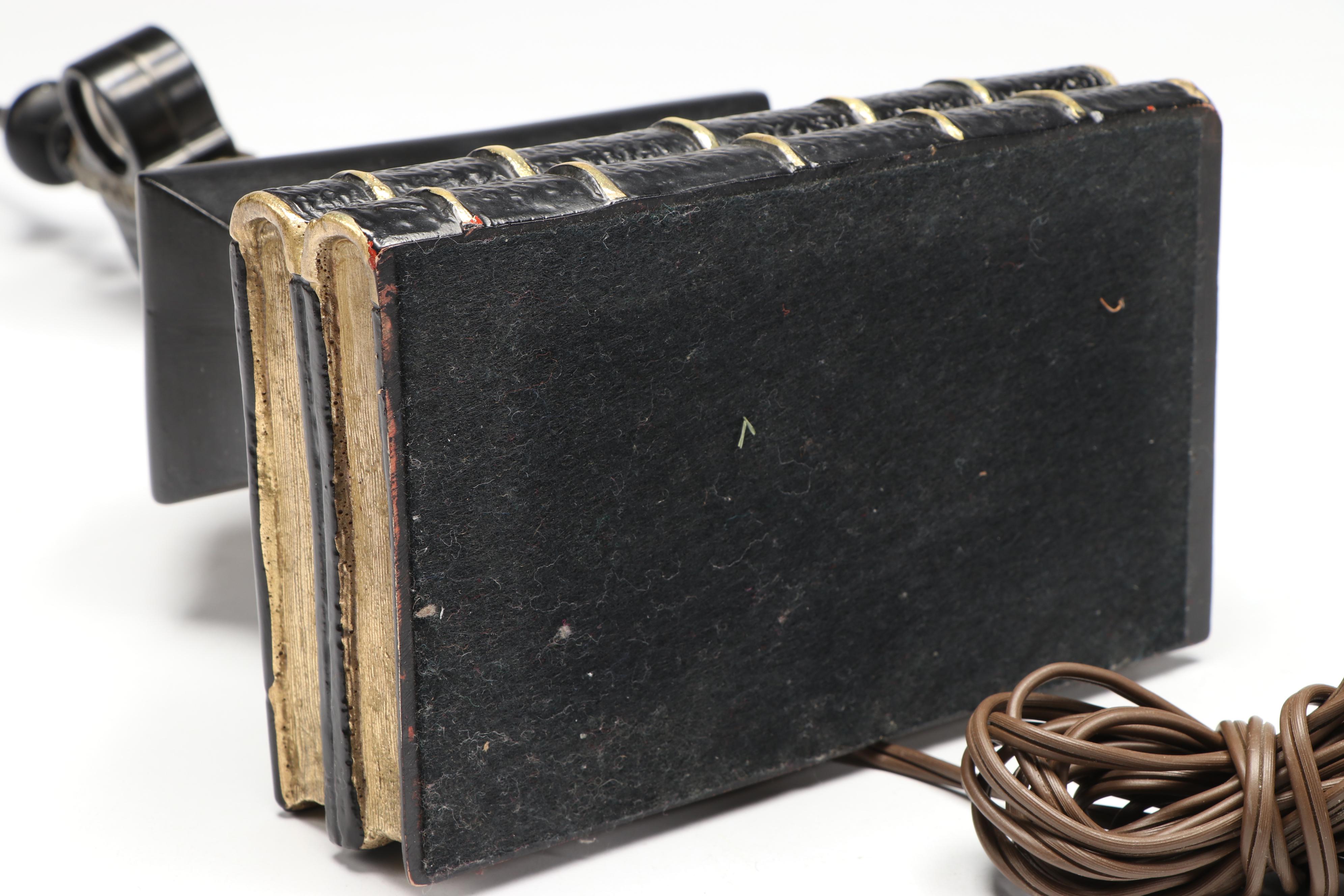 Chapman Greyhound Resting on Books Resin Table Lamp with Paper Shade