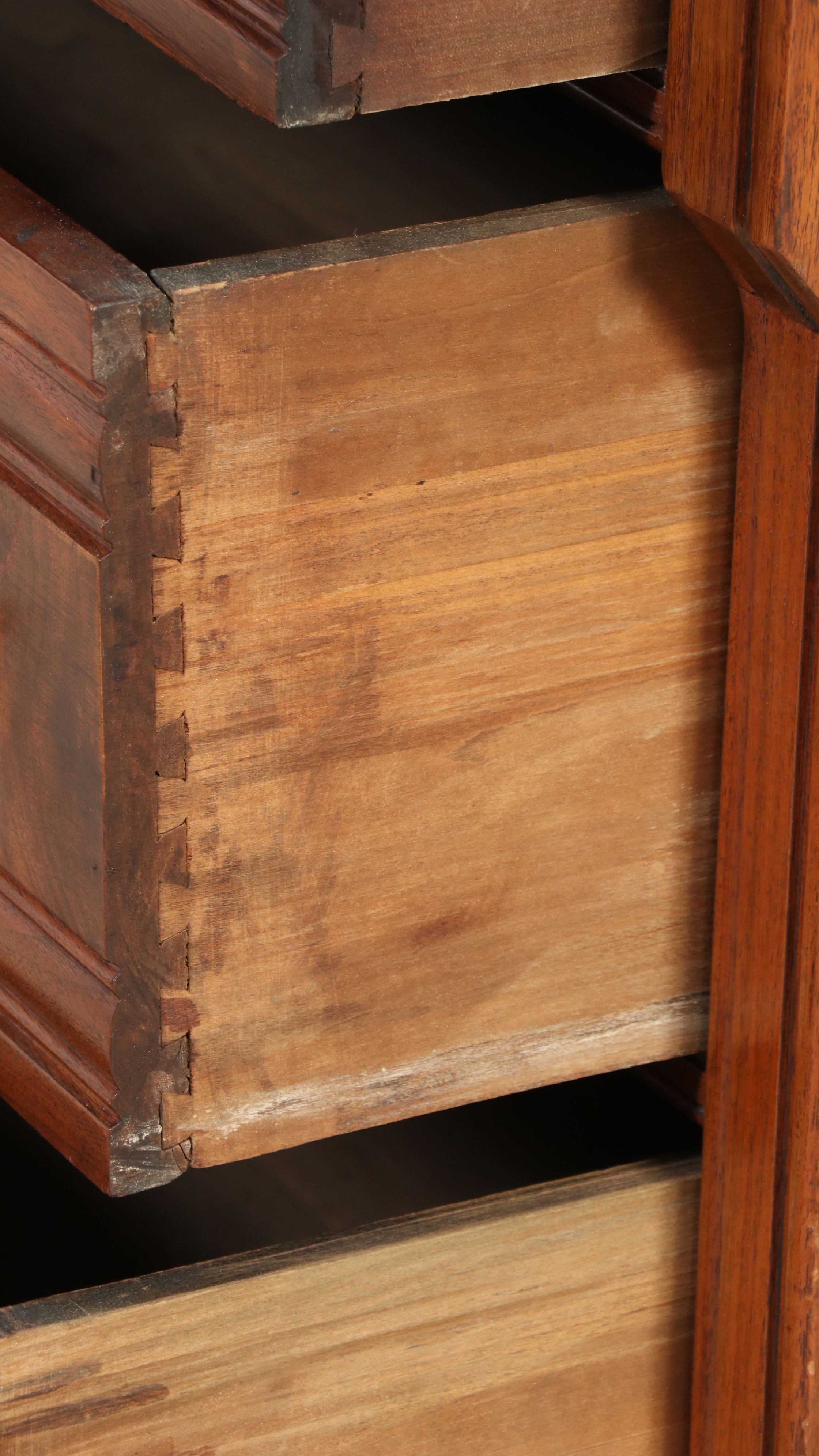 Victorian Eastlake Marble Top Walnut Dresser, Late 19th/Early 20th Century