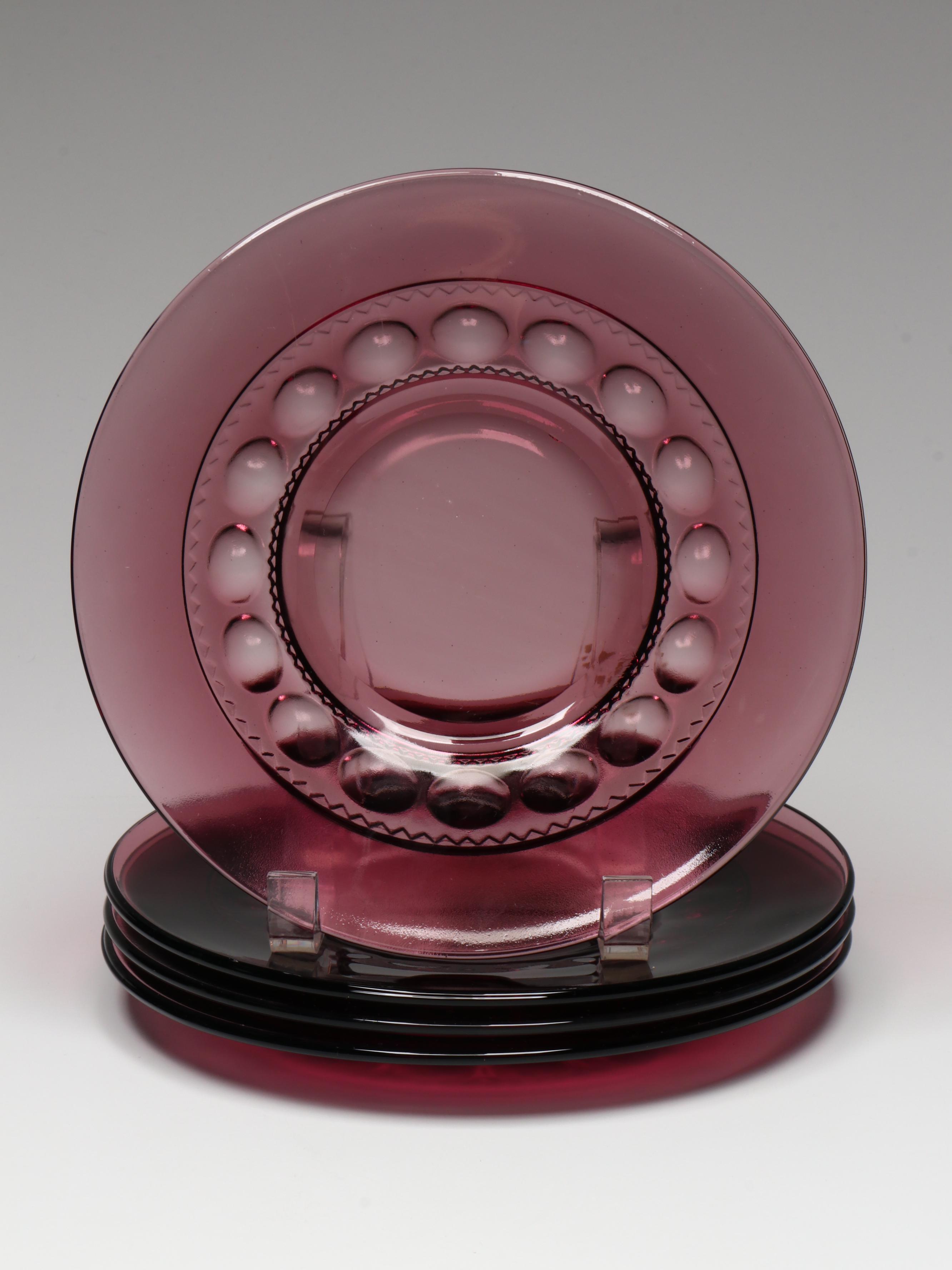 Franciscan "Madeira Plum" and Other Amethyst Glass Tableware