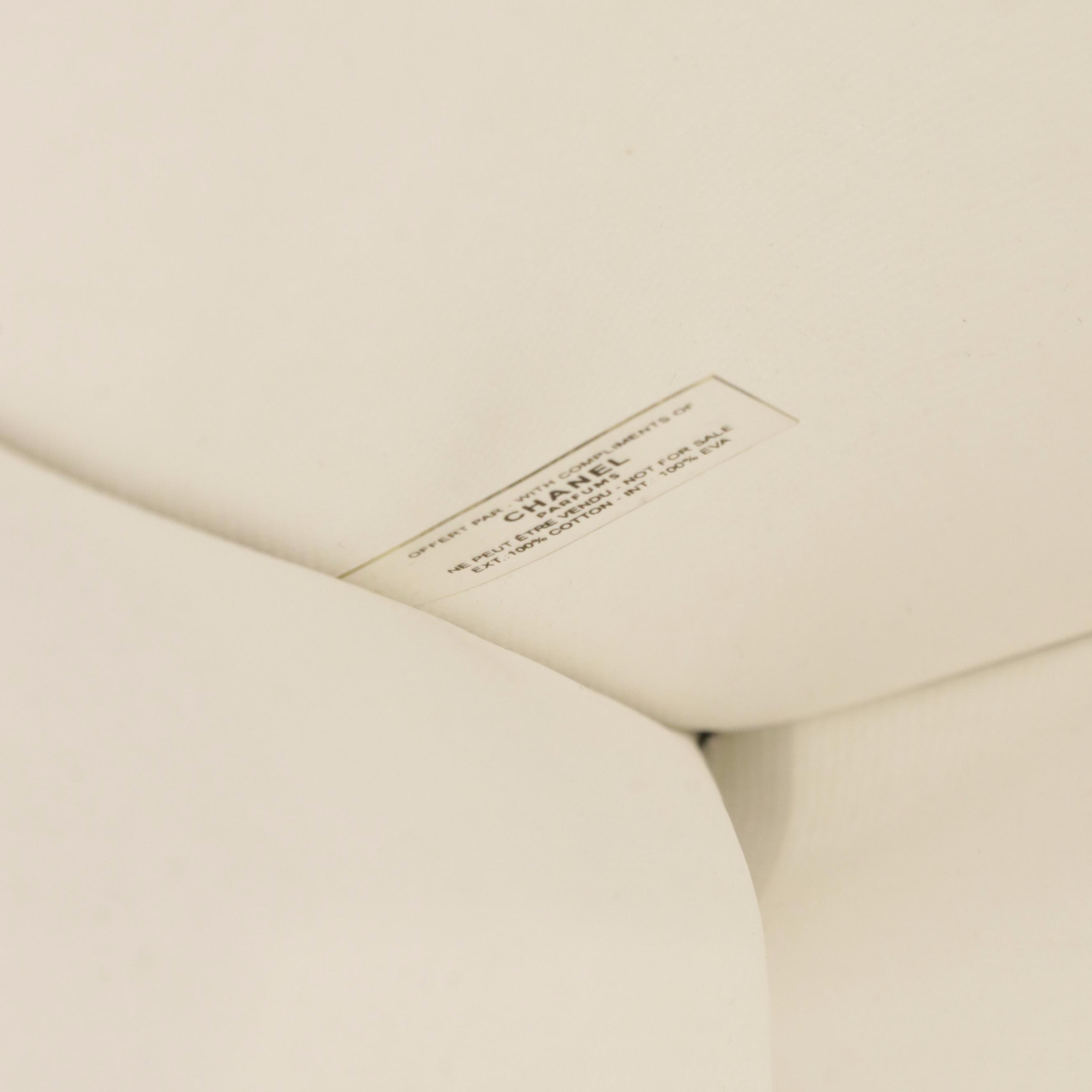 Chanel Parfums N°5 100th Anniversary Promotional Tote Bag in White Cotton Canvas