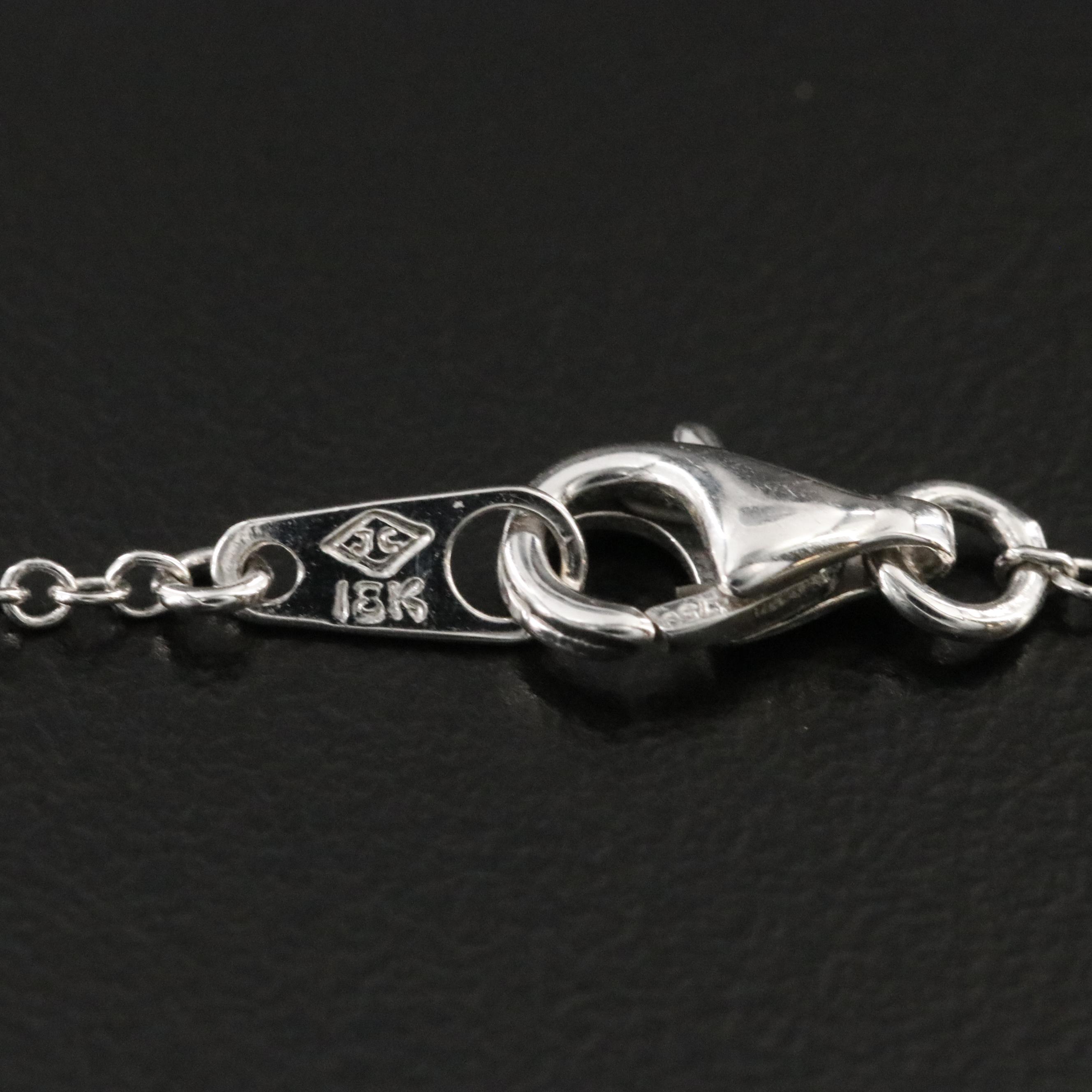 18K Two Tone 1.09 CTW Diamond Necklace