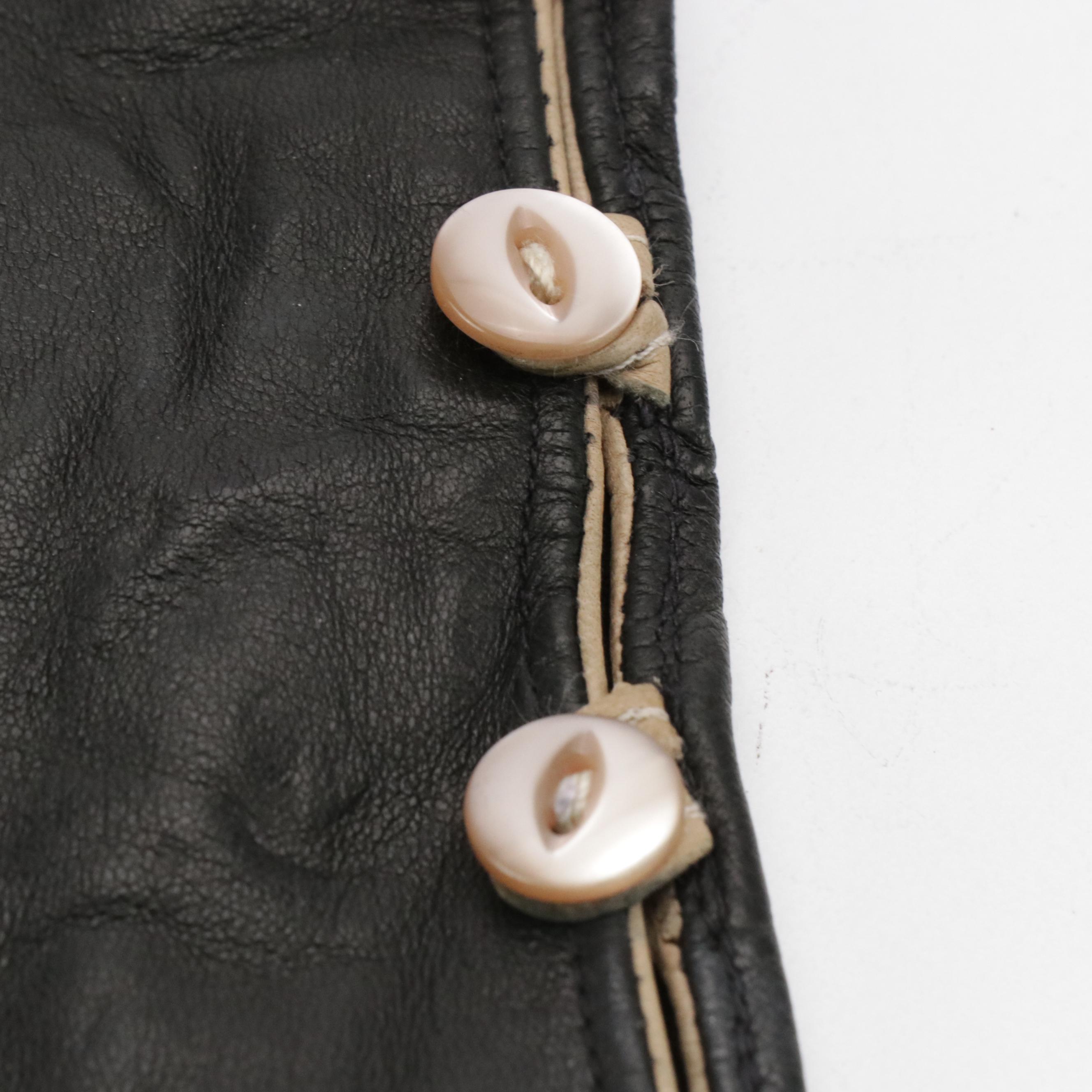 Kiki de Montparnasse Lambskin Opera Gloves and Cedrics Fox Fur Collar Scarf