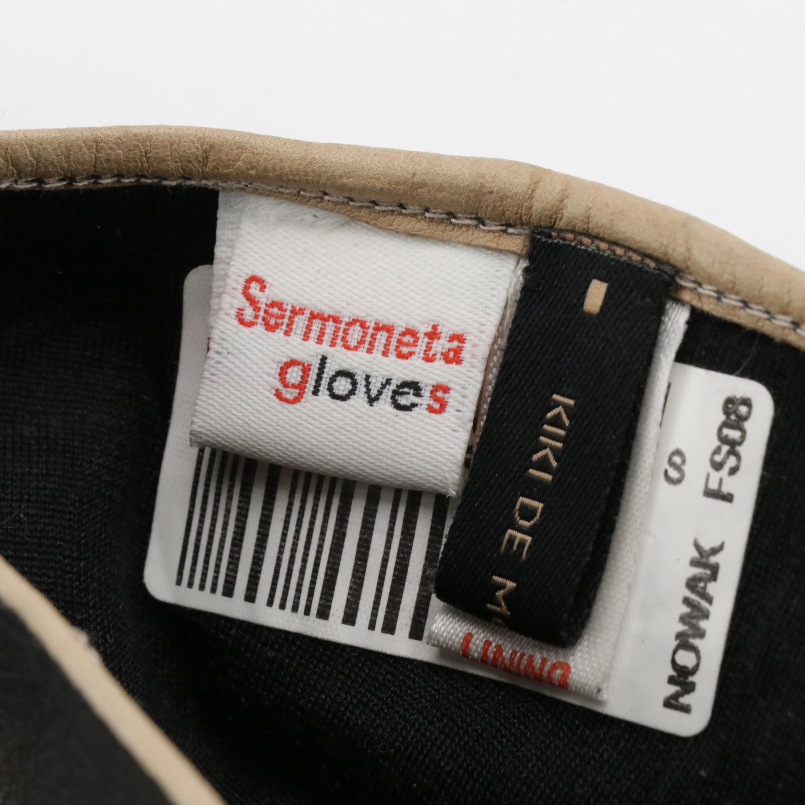 Kiki de Montparnasse Lambskin Opera Gloves and Cedrics Fox Fur Collar Scarf