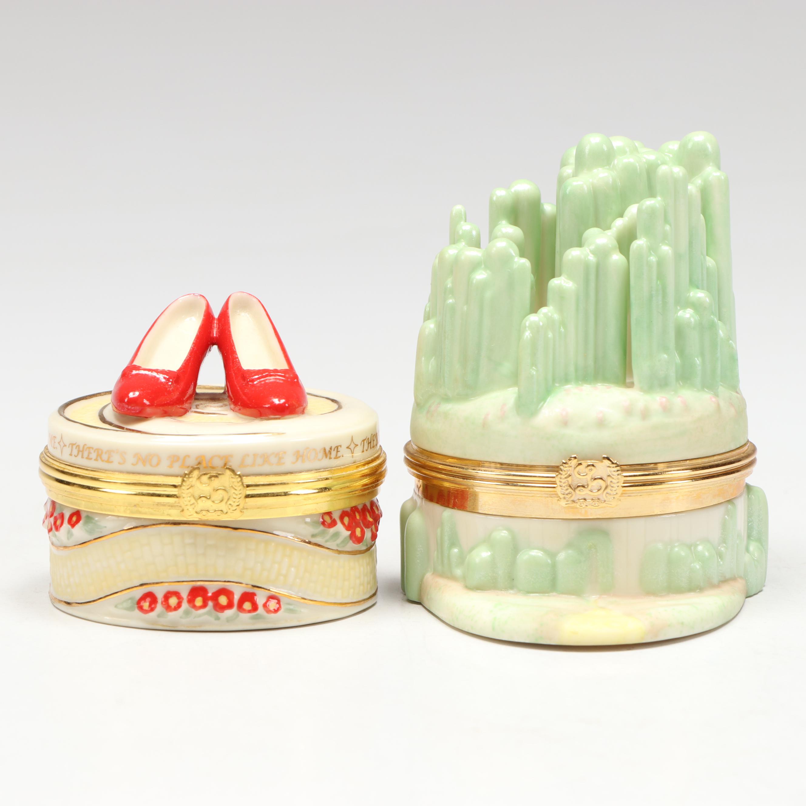 Lenox "Wizard of Oz" Porcelain Boxes