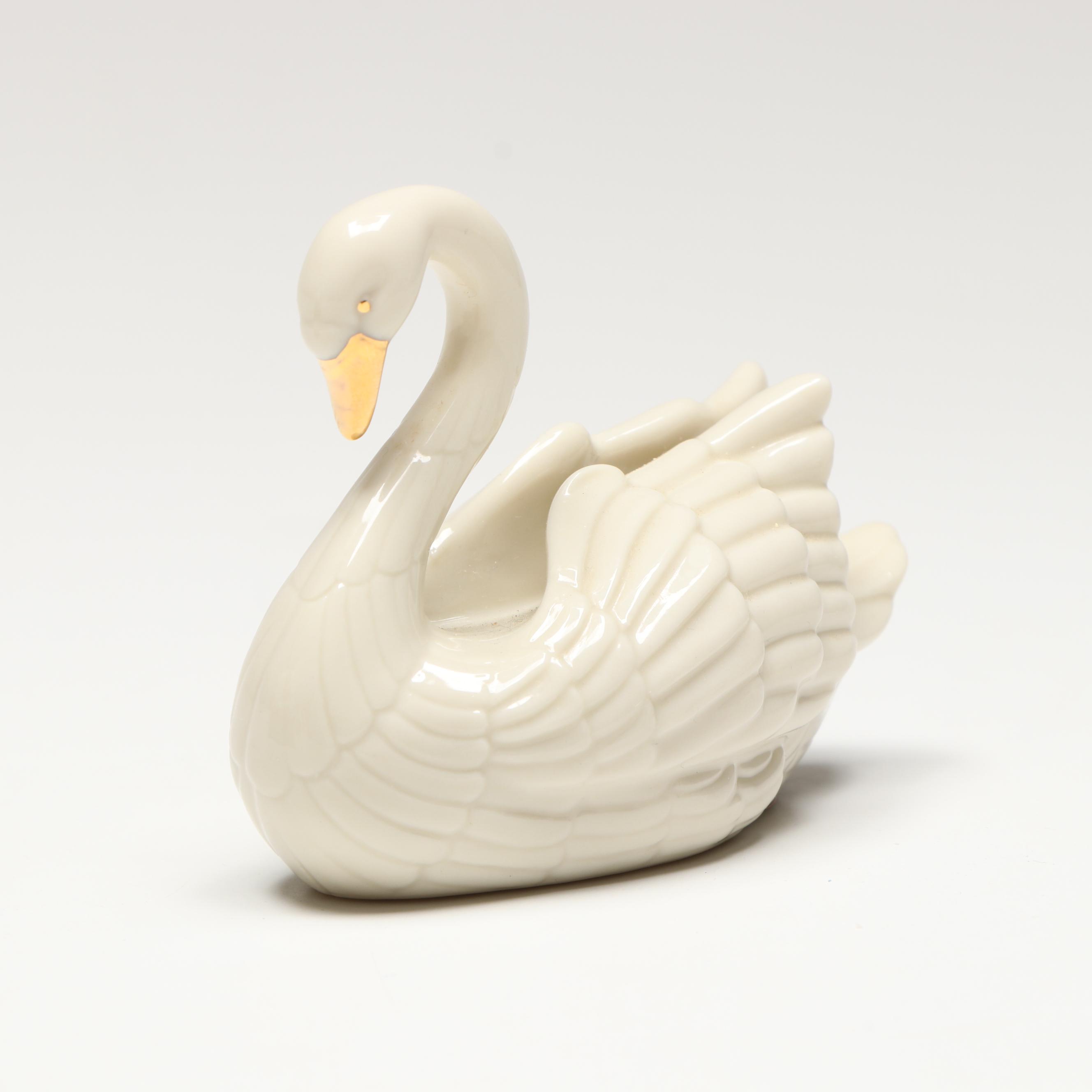 Lenox Porcelain Boxes with Wooden Display Shelves