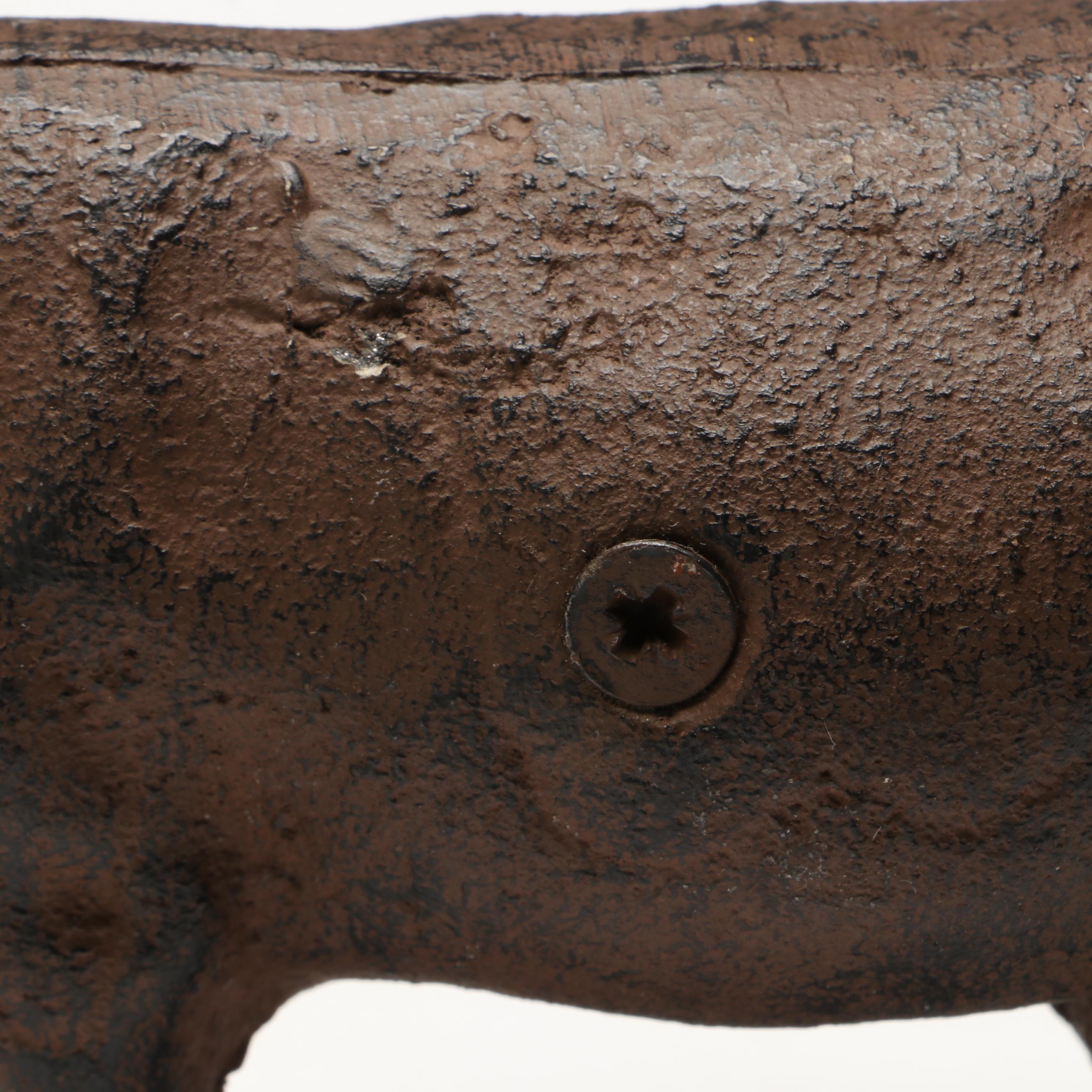 Vintage Cow Cast Iron Figures