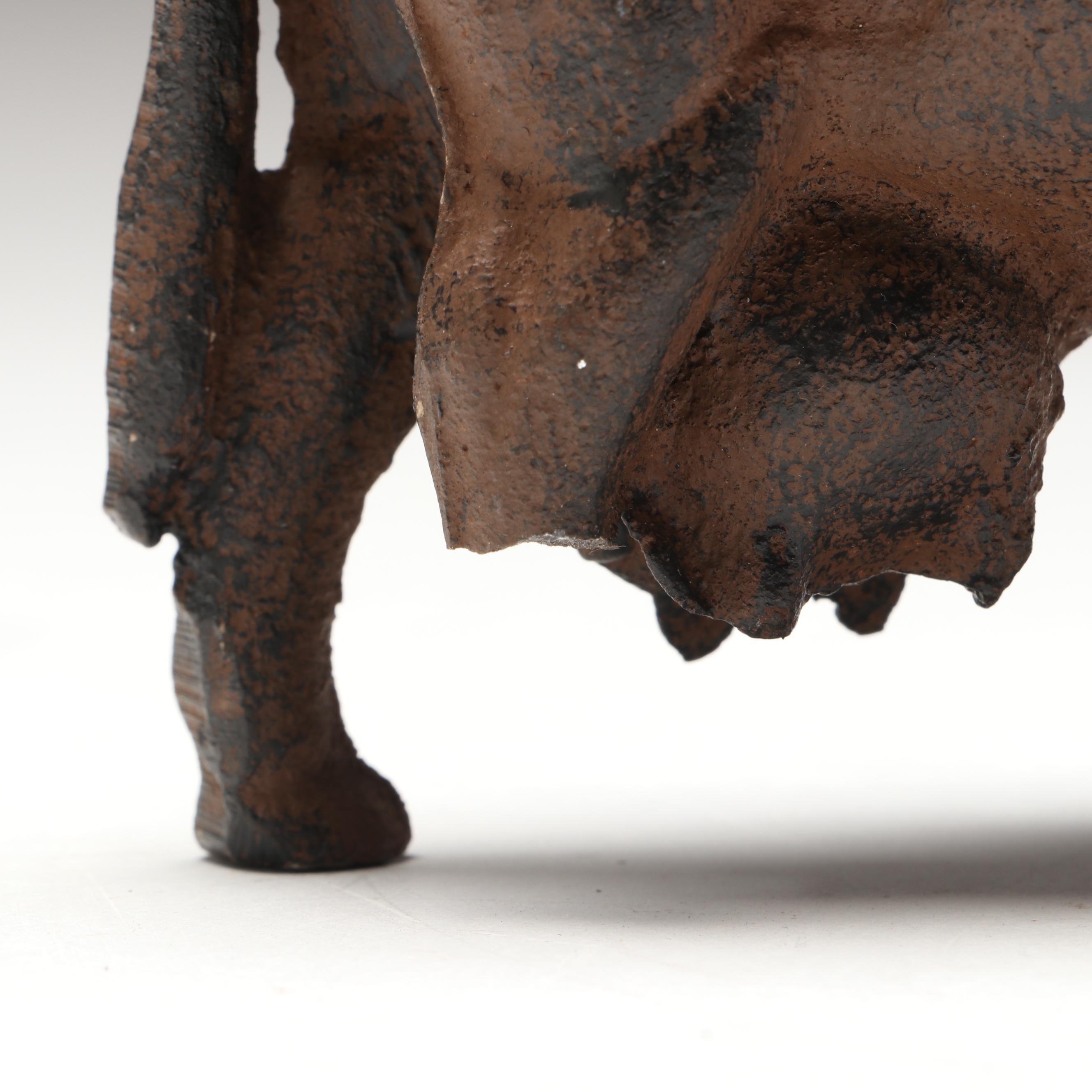 Vintage Cow Cast Iron Figures