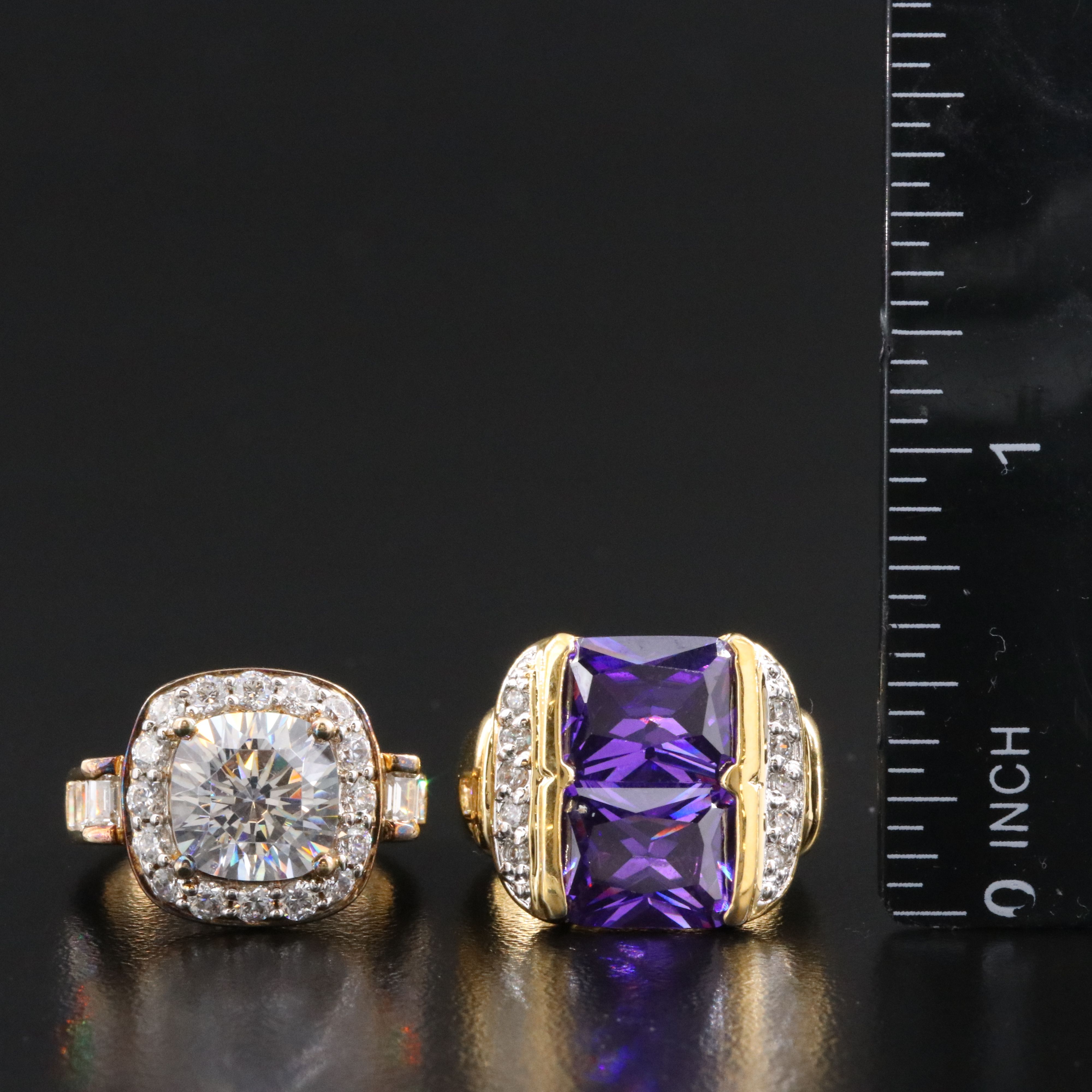 CZ Rings Featuring Sterling